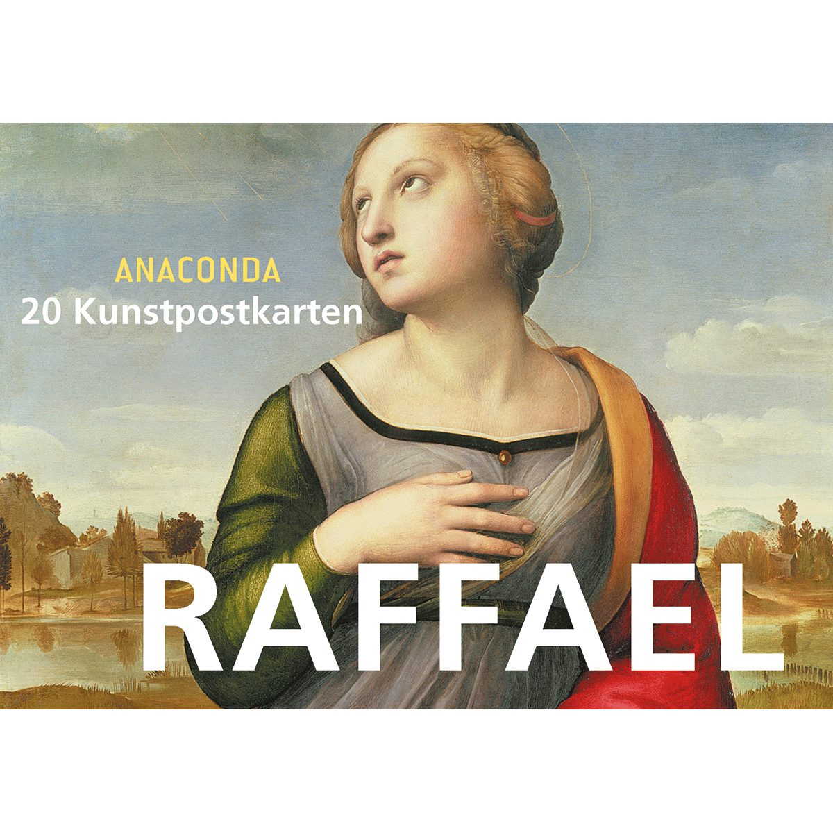 Anaconda Postkarte Postkartenbuch Raffael
