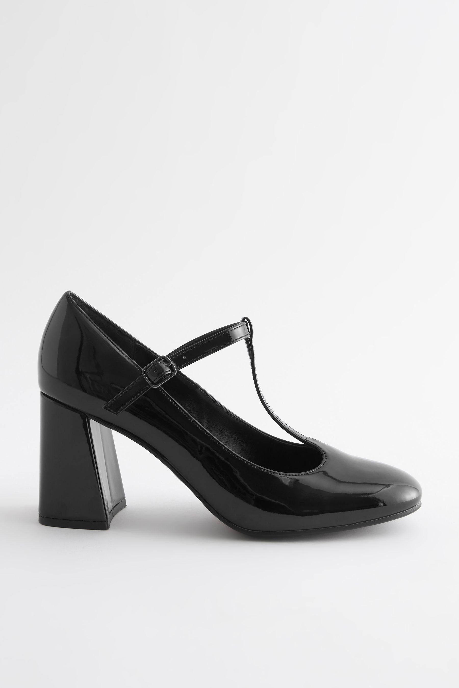 Next Forever Comfort Schuhe mit T-Steg und Blockabsatz Pumps (1-tlg) Black