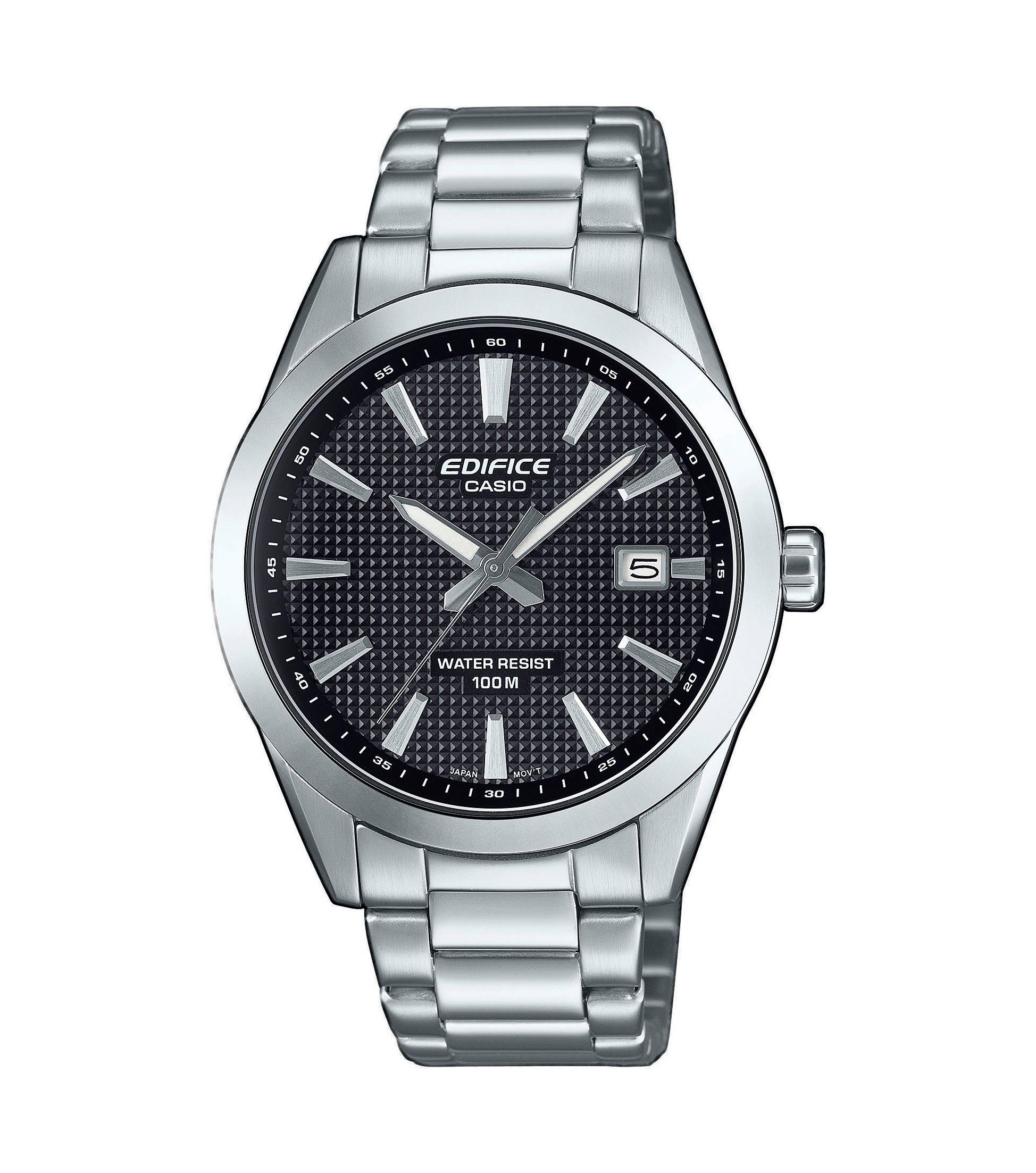 CASIO EDIFICE Quarzuhr EFV-160D-1AVEF, Armbanduhr, Herrenuhr, Edelstahlarmb günstig online kaufen