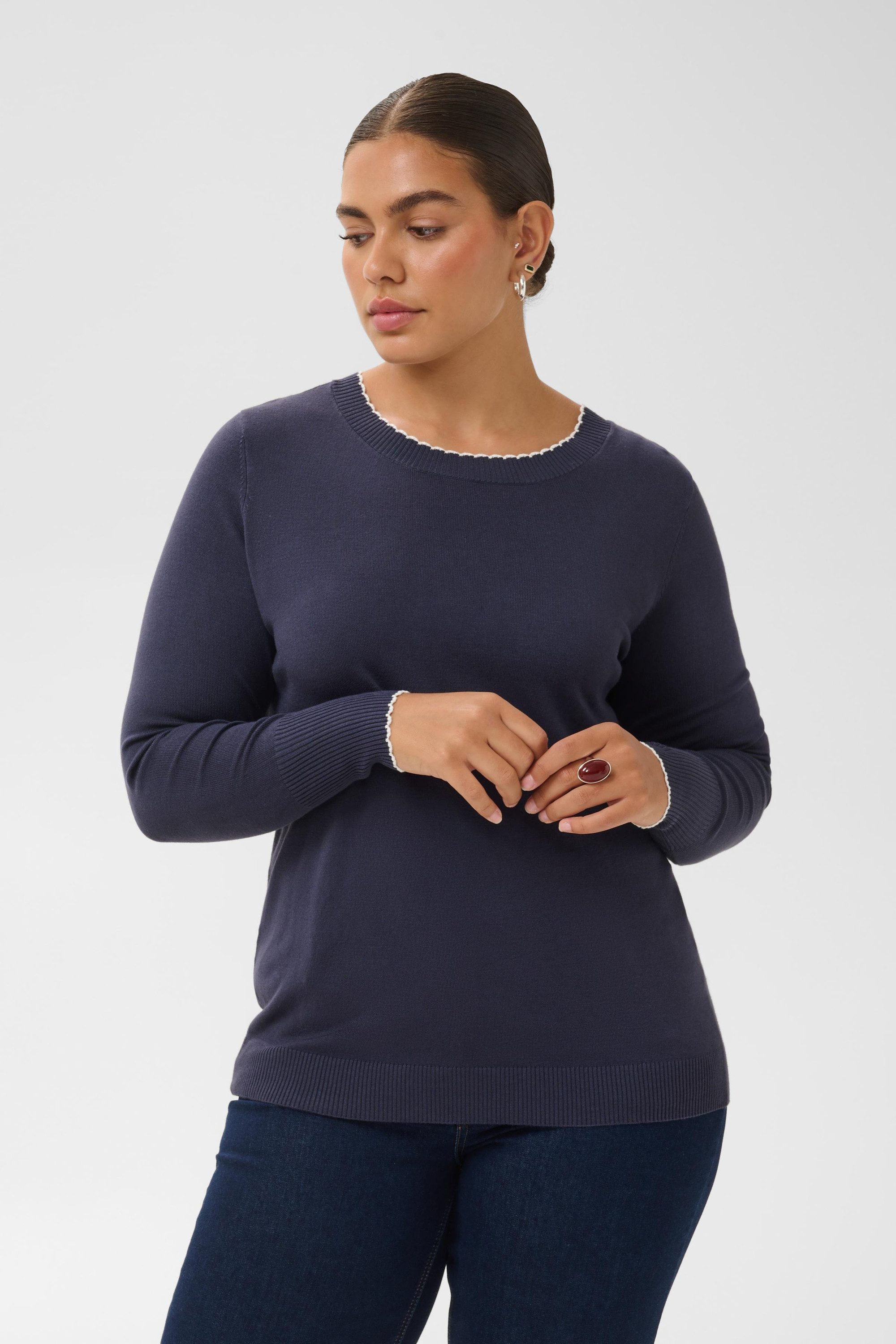 KAFFE Curve Strickpullover Strickpullover KClizzy Große Größen