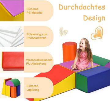 KOMFOTTEU Spielbausteine Schaumstoffbausteine, (Set, 5 St), Treppe und Rutsche für Kinder