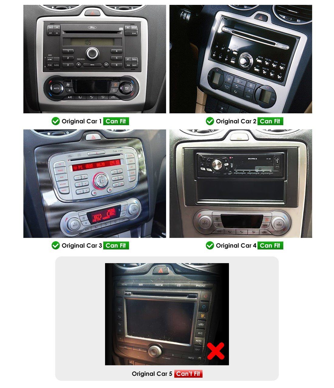 Ford Navi MK3 9 4GB GPS Exi zoll Für Autoradio Focus RAM 2 Autoradio AT GABITECH MK2