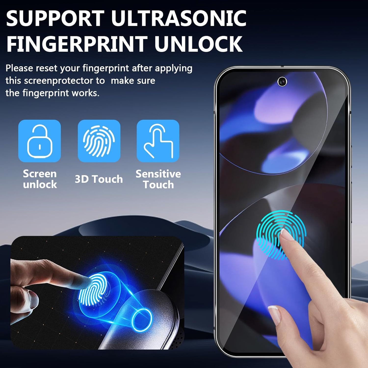 CLM-Tech Displayschutzglas für Samsung Galaxy A36 5G Panzerfolie kristallklar für Samsung Galaxy A36 5G, Panzerglas Folie - Anti-Fingerabdruck und kratzfest -,  – Bild 5 von 5