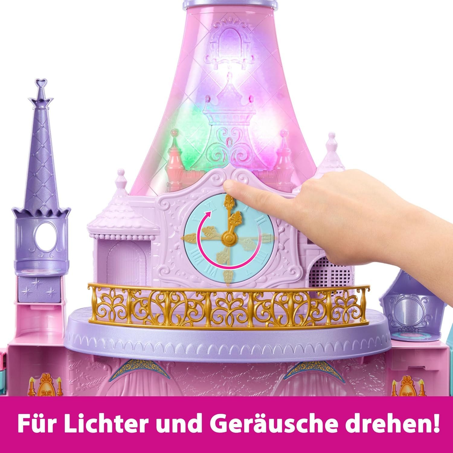 Mattel® Puppenhaus Mattel Disney Prinzessin Puppenhaus, Magisches Schloss HLW29