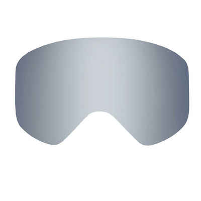 YEAZ Skibrille APEX magnetisches wechselglas, Magnetisches Wechselglas silber verspiegelt