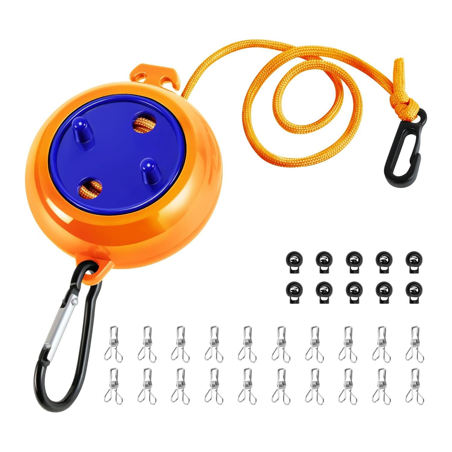 NUODWELL Wand-Wäscheleine Ausziehbar, Camping Tragbare 10m Wäscheschnur Out günstig online kaufen