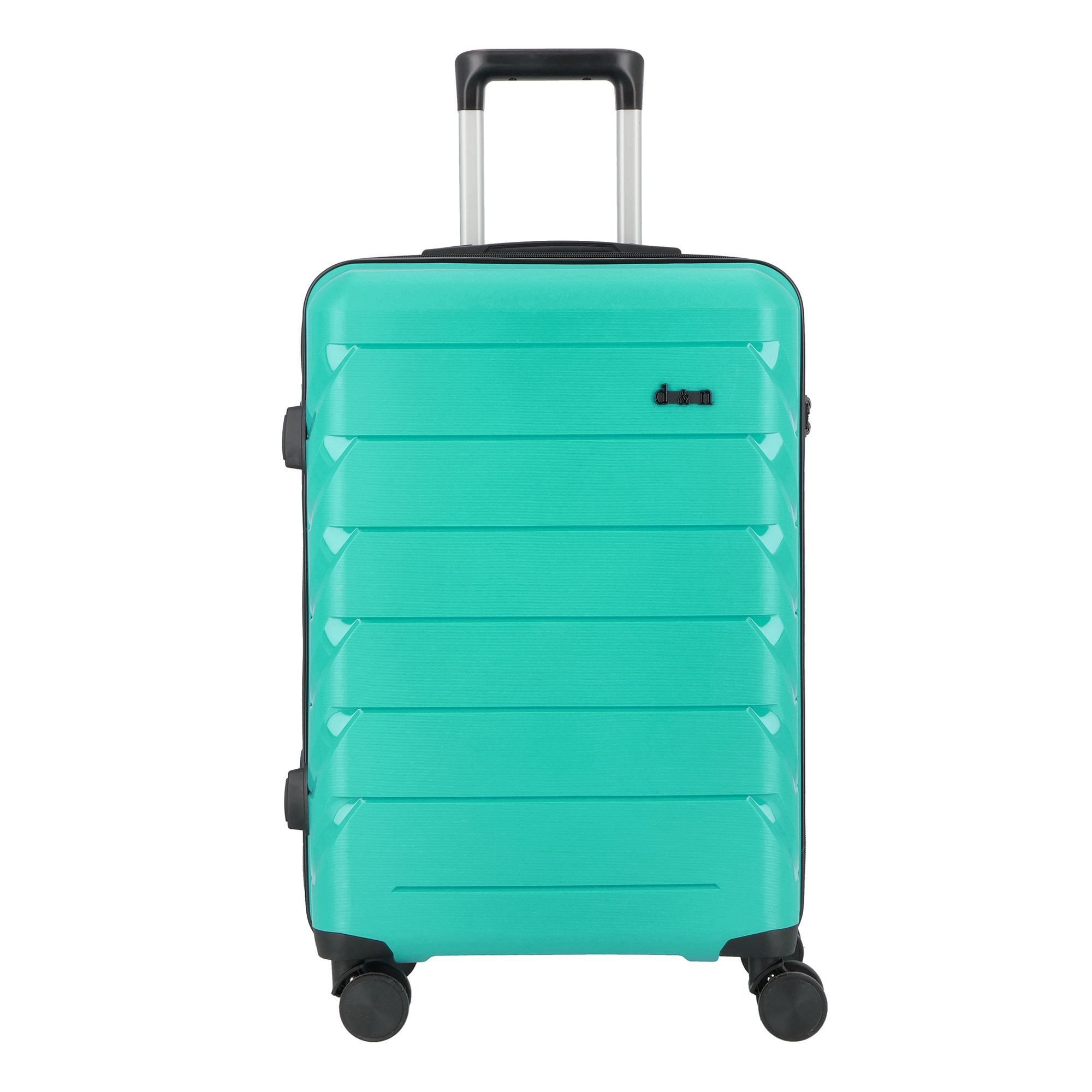 D&N Hartschalen-Trolley Travel Line, 4 Rollen, Polypropylen