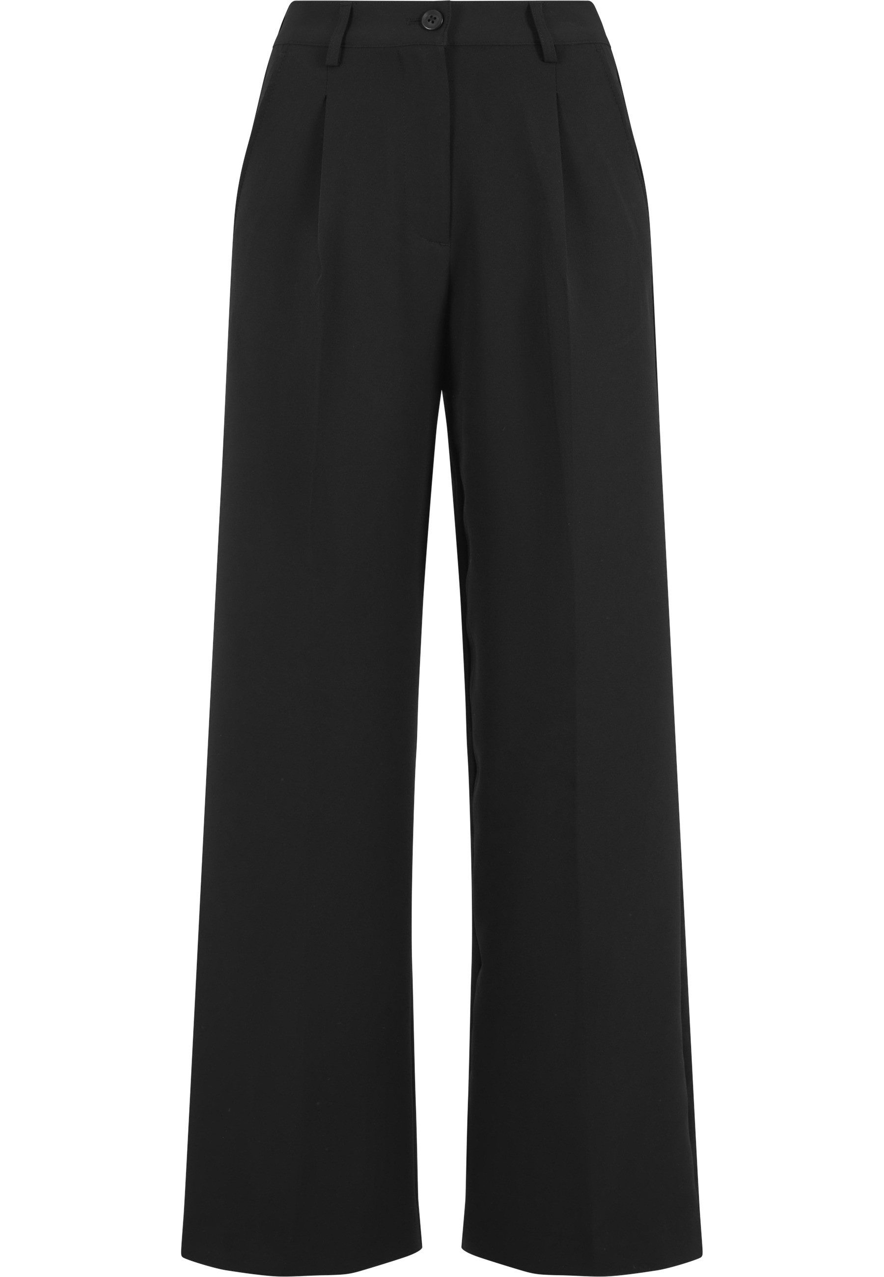 URBAN CLASSICS Stoffhose Urban Classics Ladies Wide Leg Trousers (1-tlg) günstig online kaufen