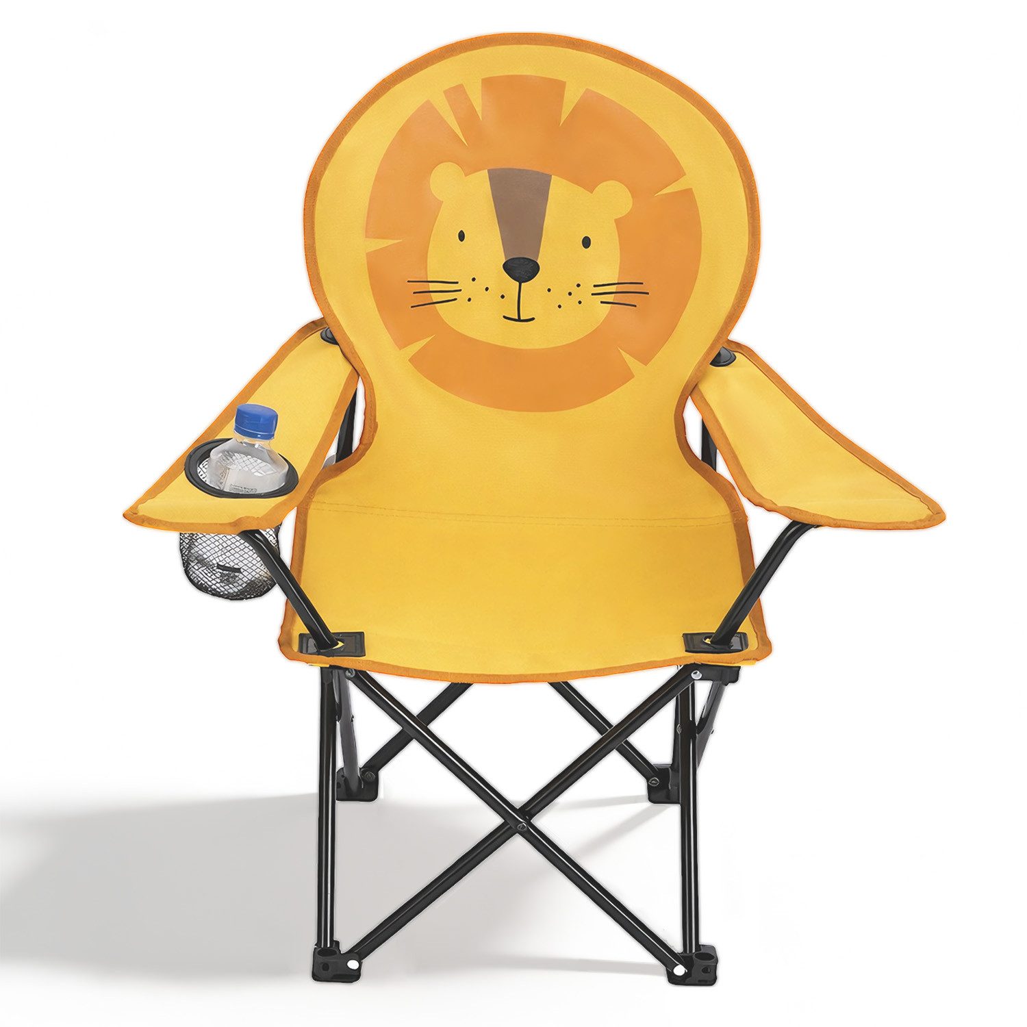 SUNULA Campingstuhl Kinder Klappstuhl Gartenstuhl Camping Kinderklappstuhl Anglerstuhl (1 St), Kinder-Anglersessel, wählbar als Bär, Elefant, Frosch oder Löwe