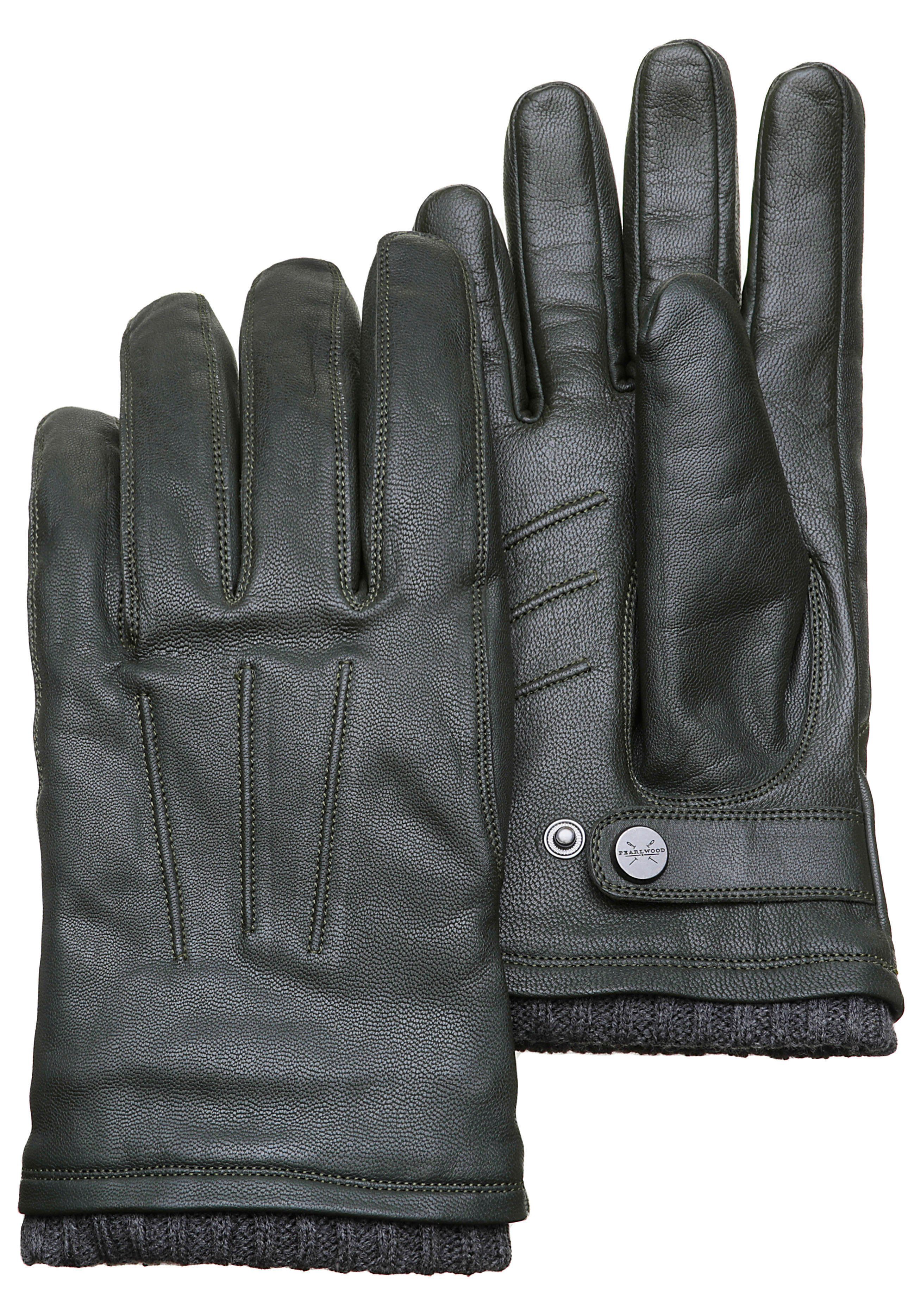 PEARLWOOD Lederhandschuhe Newton leichte Vintage Optik durch Waxfinish