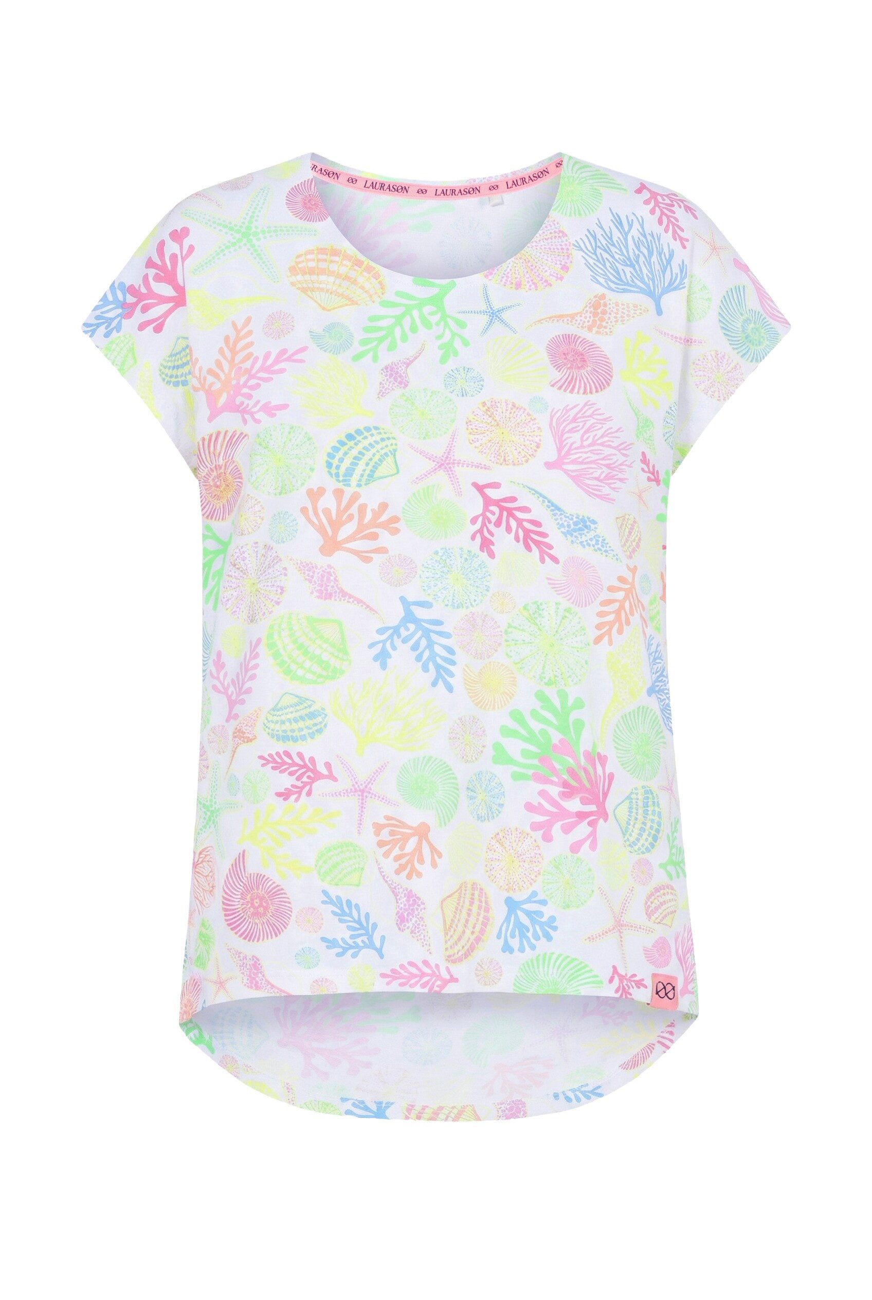 T-Shirt Shirt 1/2 Arm Rundhals Allover-Print OEKO-TEX