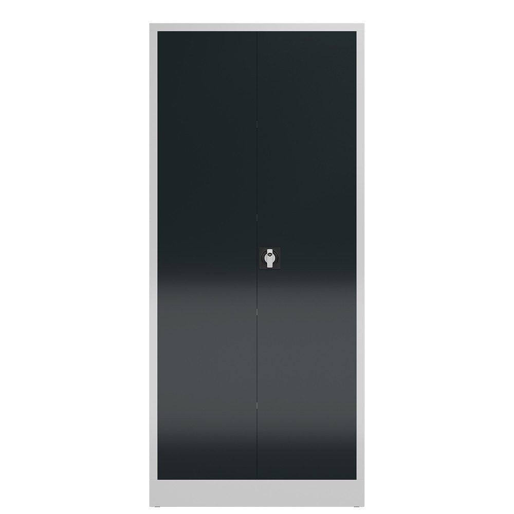 Steelboxx Mehrzweckschrank Aktenschrank Metallschrank 4 Fachböden 180x80x38cm (1-St) Komplett montiert und verschweißt, keine Montage erforderlich