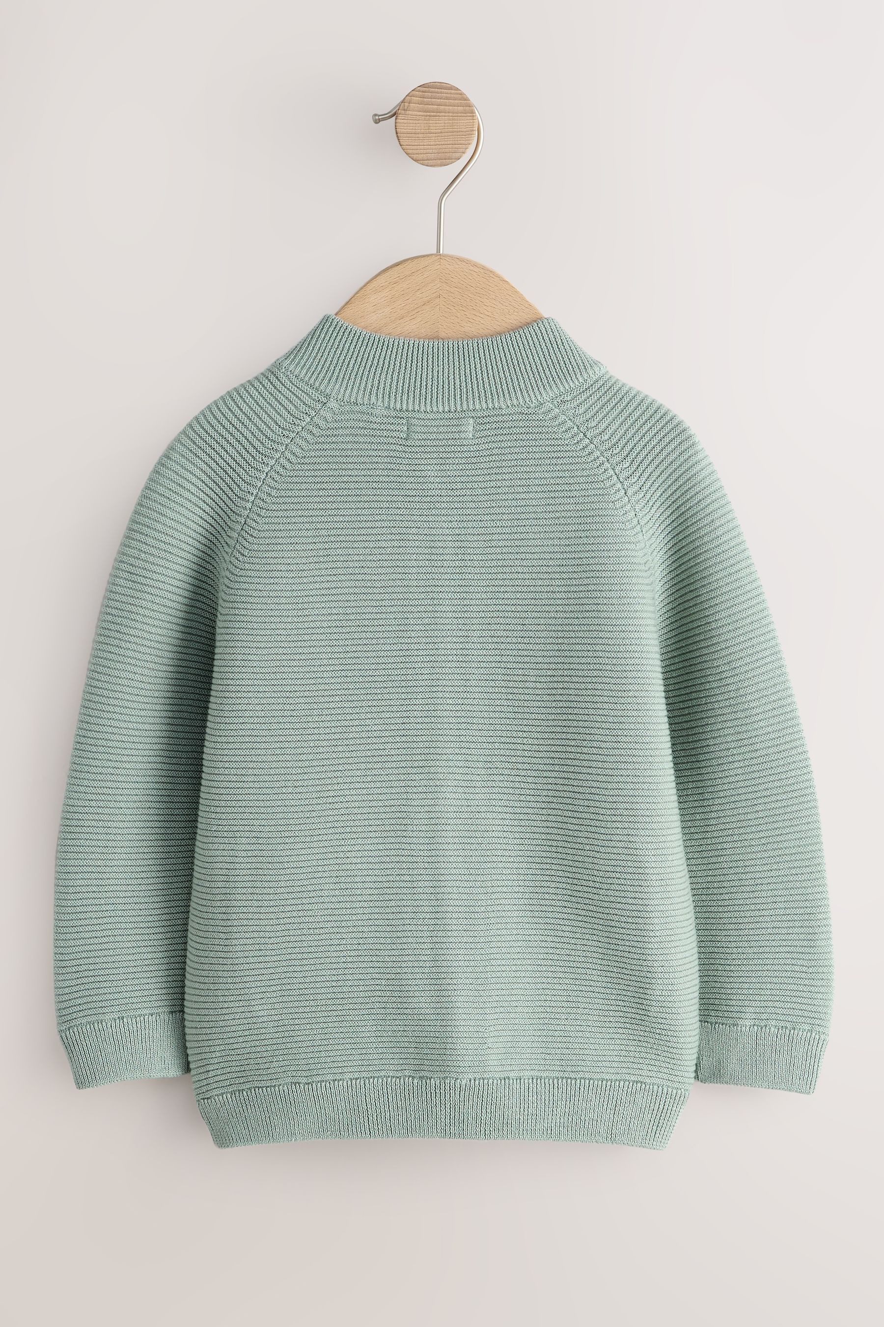 Next Strickjacke Cardigan mit durchgehendem Reißverschluss (1-tlg)