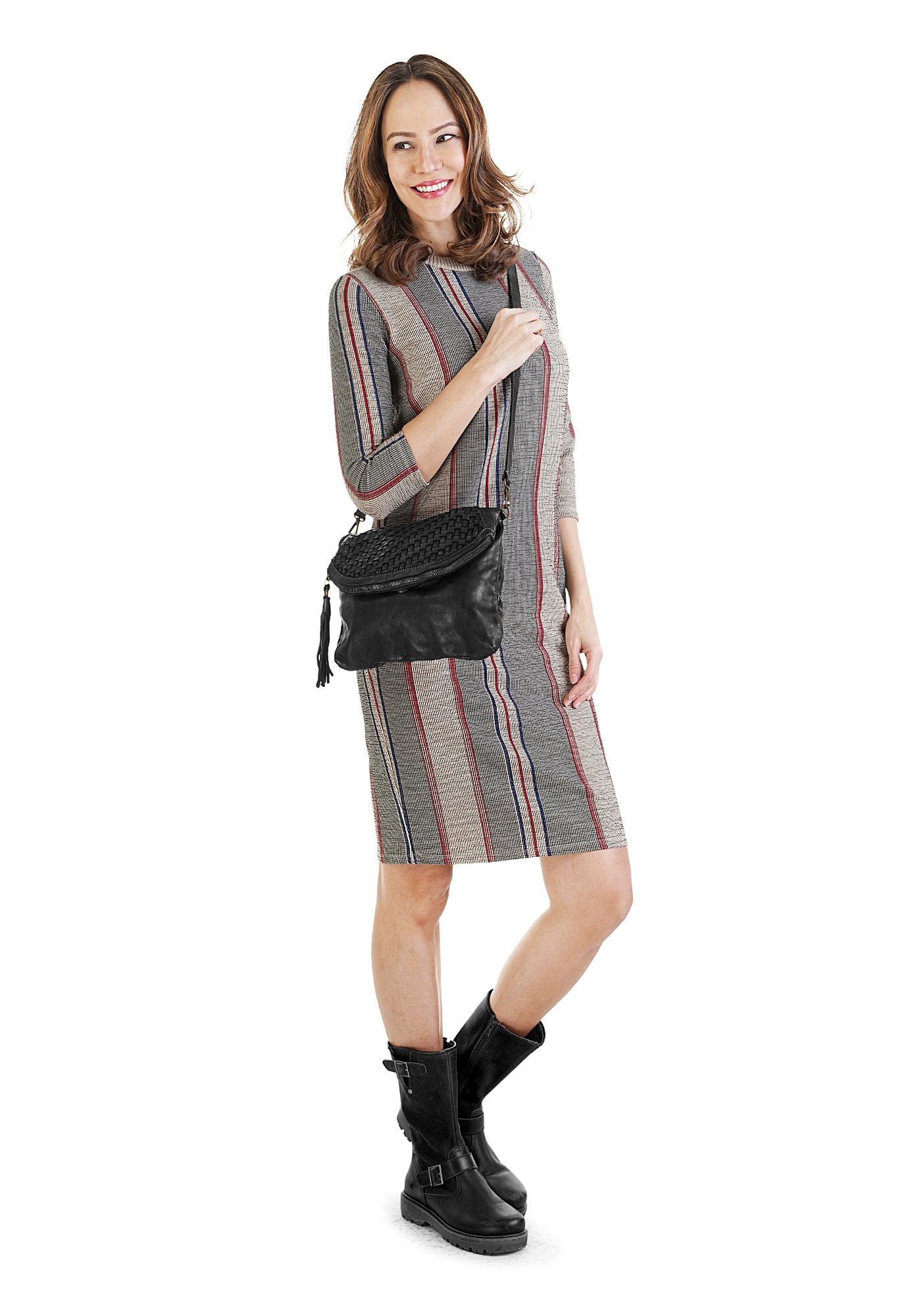 Samantha Look Umhängetasche, echt Leder, Made in Italy günstig online kaufen