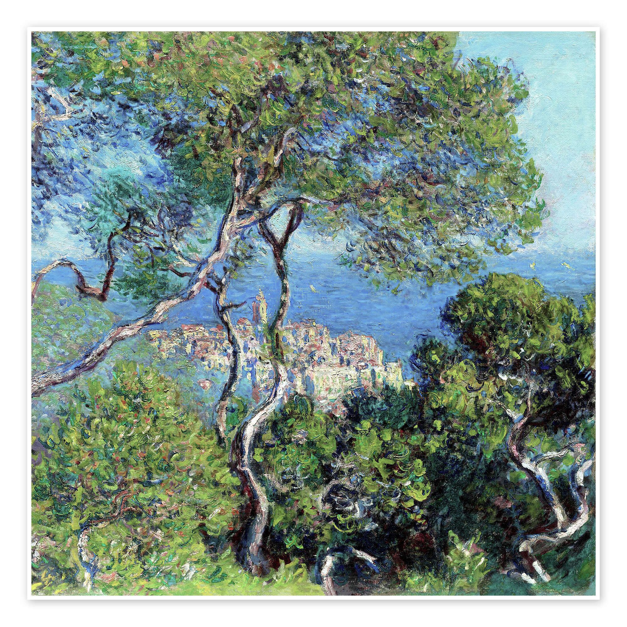 Posterlounge Wandbild Bordighera, Claude Monet, erhältlich als Poster, Leinwandbild, Wandsticker oder Acrylglasbild