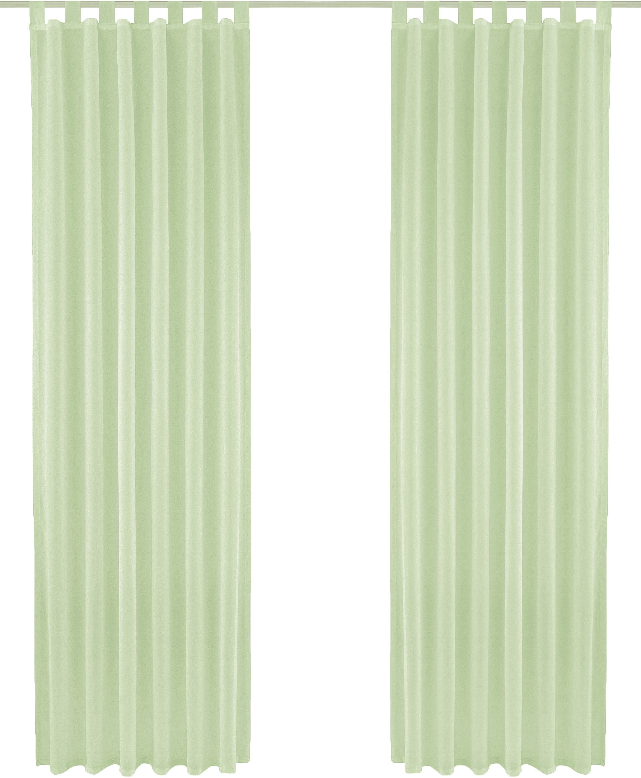 OTTO home Gardine XANA (1 St), Schlaufen, transparent, Voile, Bestseller, einfarbig, 1 Schal, pflegeleicht, preiswert!