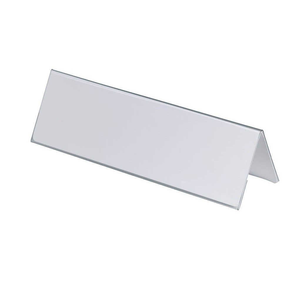 DURABLE Hinweisschild 25 Tischnamensschilder Dachaufsteller 10,5/21 x 29,7cm, Beidseitig beschreibbar und lesbar