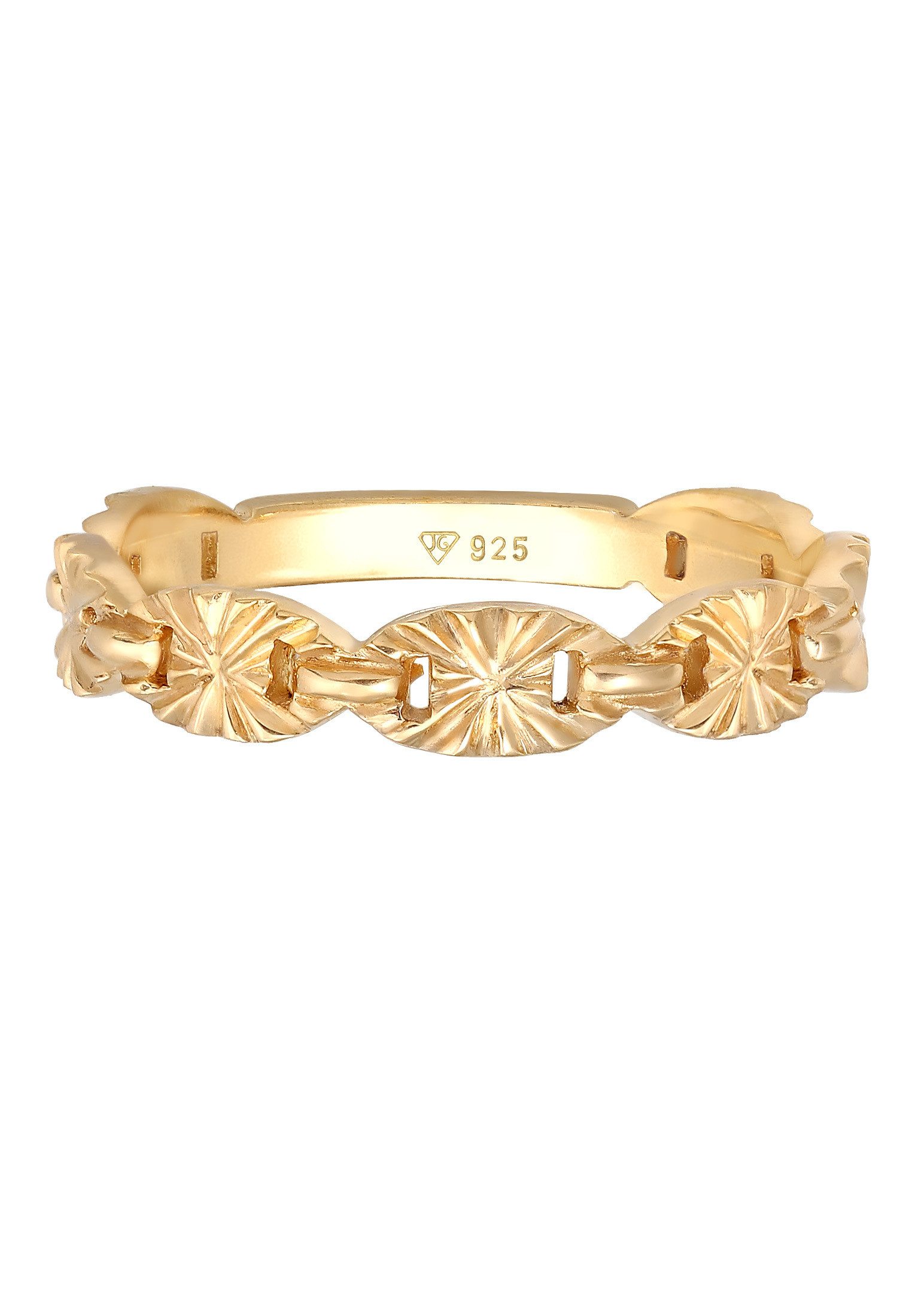 Elli Fingerring Bandring Plättchen Stern Look günstig online kaufen