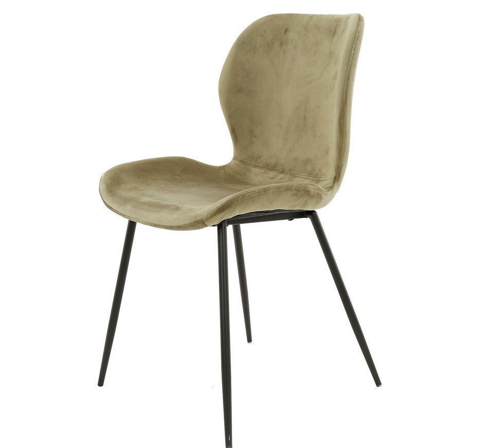 Vintagehaus Esszimmerstuhl Retro Esszimmerstuhl Velvet Samt günstig online kaufen