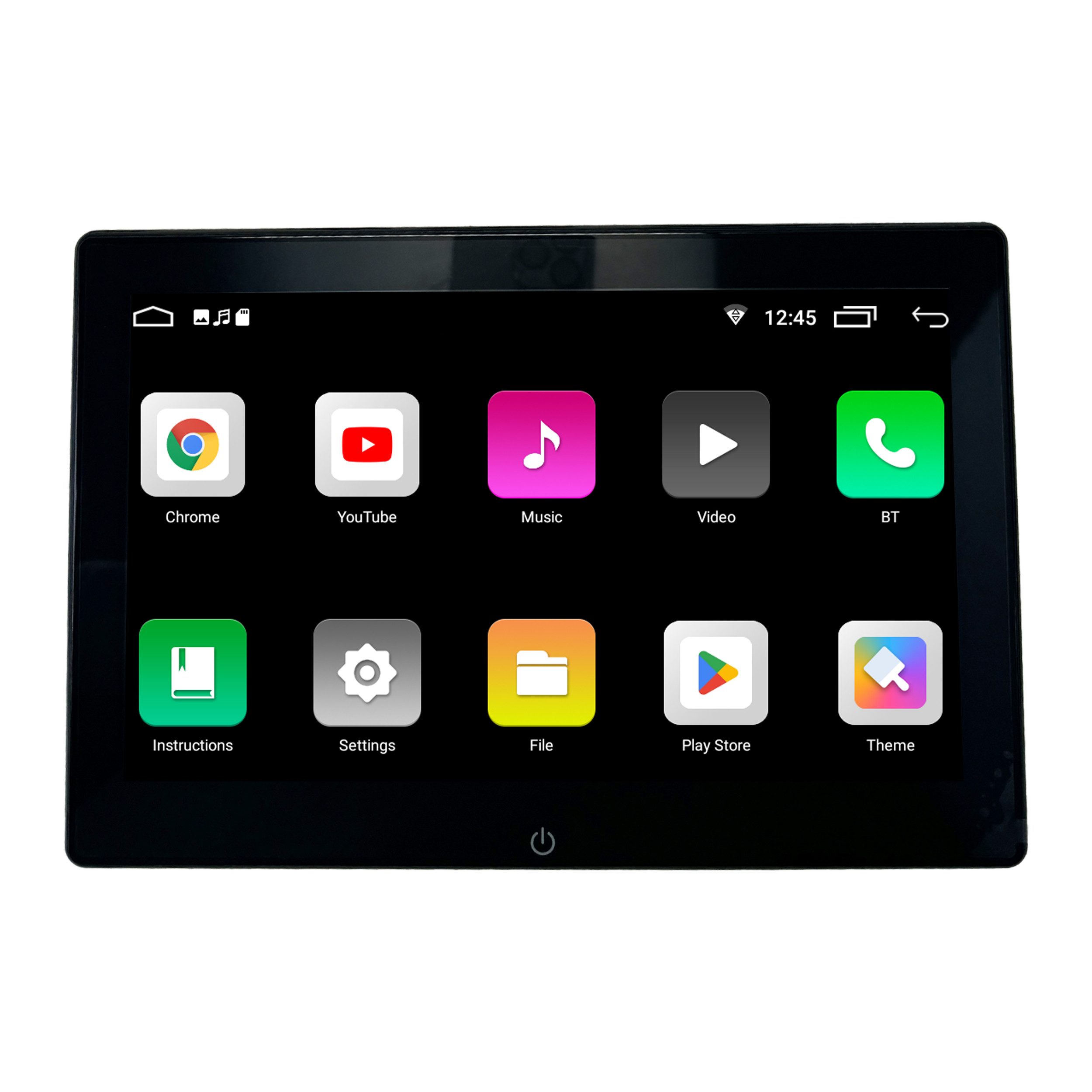 TAFFIO Unil Auto Kopfstützen Monitor 10" Touchscreen Android Bluetooth WiFi Navigationsgerät