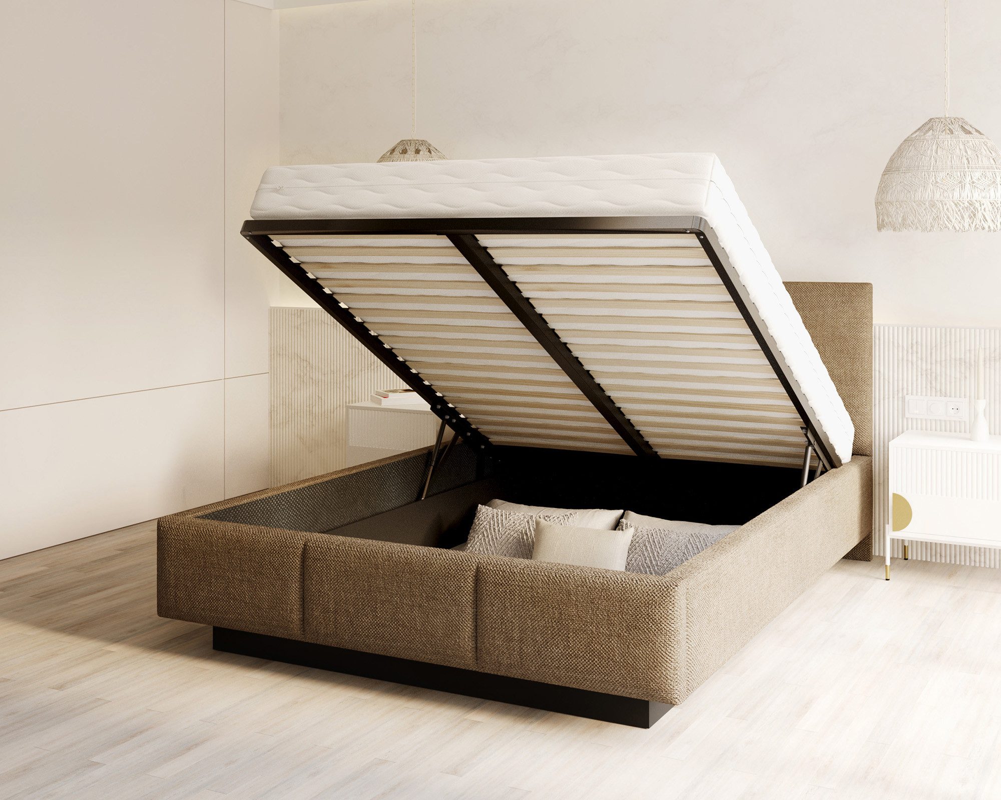 FDM Polsterbett 90x200, 120x200, 140x200, 160x200, günstig online kaufen