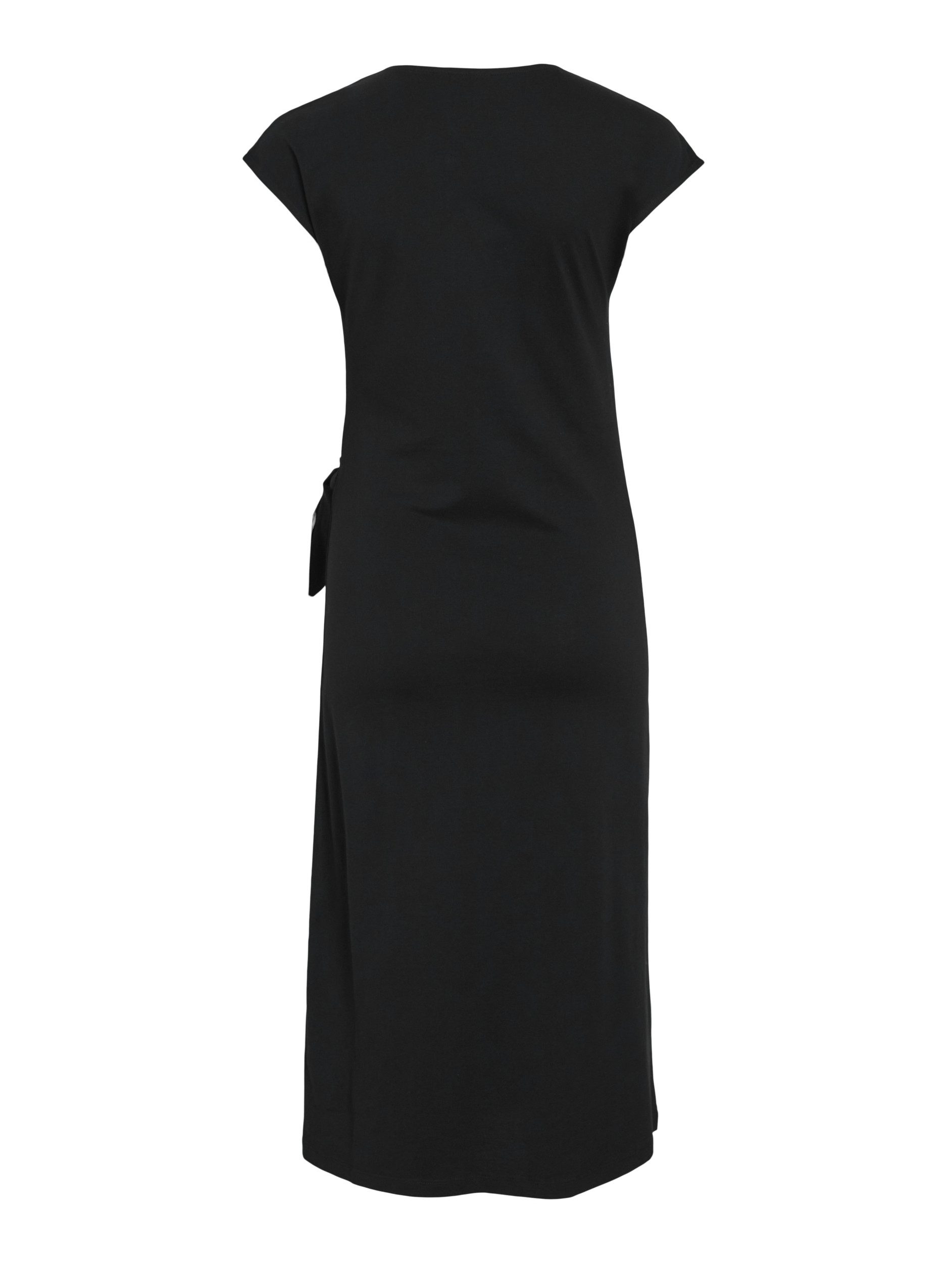 Vila Cocktailkleid VIPOMPIA O-NECK CAP SLEEVE MIDI DRE Black Beauty/SOLID günstig online kaufen