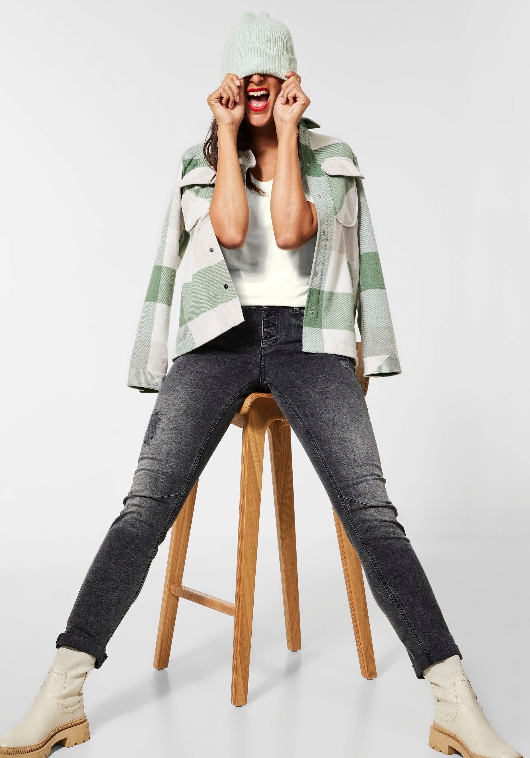 STREET ONE T-Shirt Style Palmira im Basic-Style