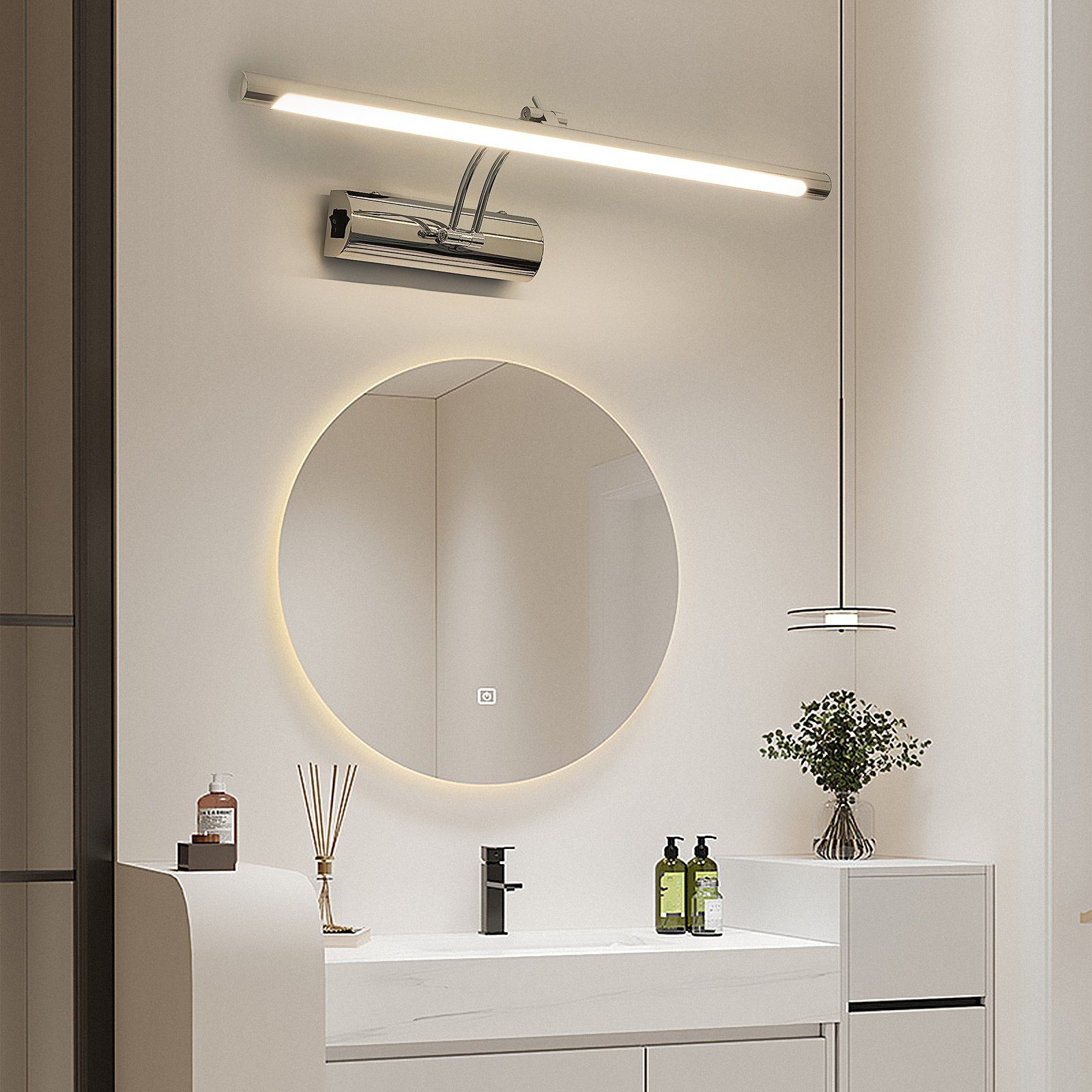 oyajia LED Spiegelleuchte LED Spiegelleuchte 55cm günstig online kaufen