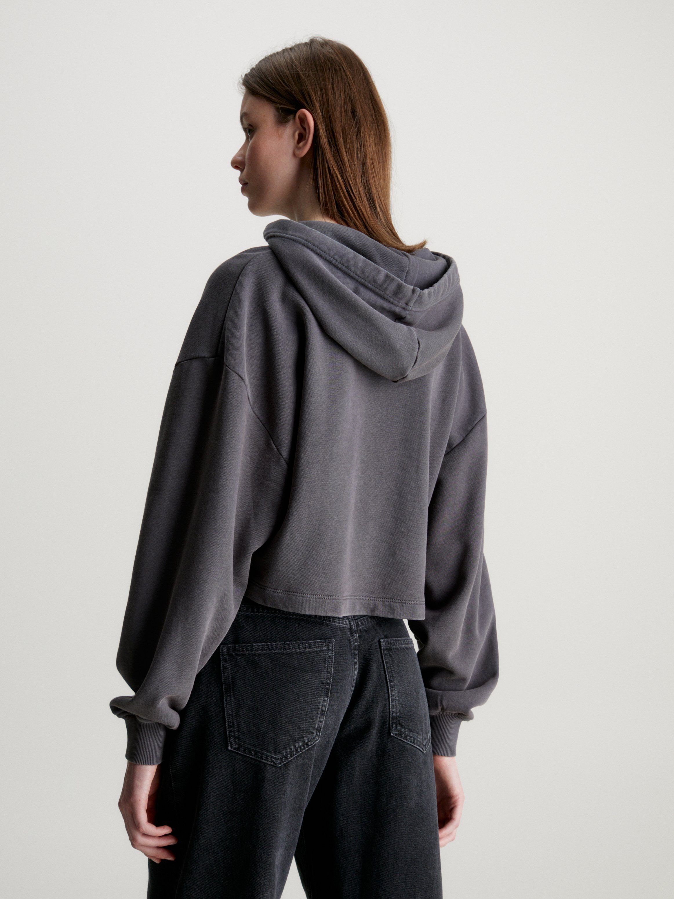 Calvin Klein Jeans Kapuzensweatshirt WASHED WOVEN günstig online kaufen
