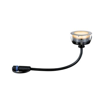 Paulmann LED Einbauleuchte Plug & Shine Floor Basisset IP67 2200K 3x2W 21VA Silber, LED fest integriert, Bodeneinbauleuchte, Insektenfreundlich