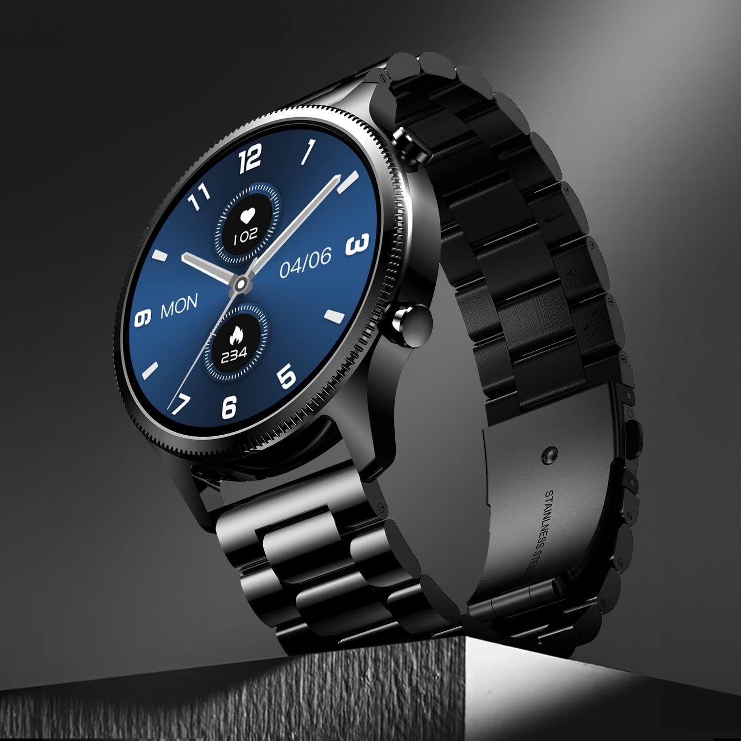 Noise Smartwatch (3,7 cm, Andriod ios), AMOLED ALWAYS-ON DISPLAY