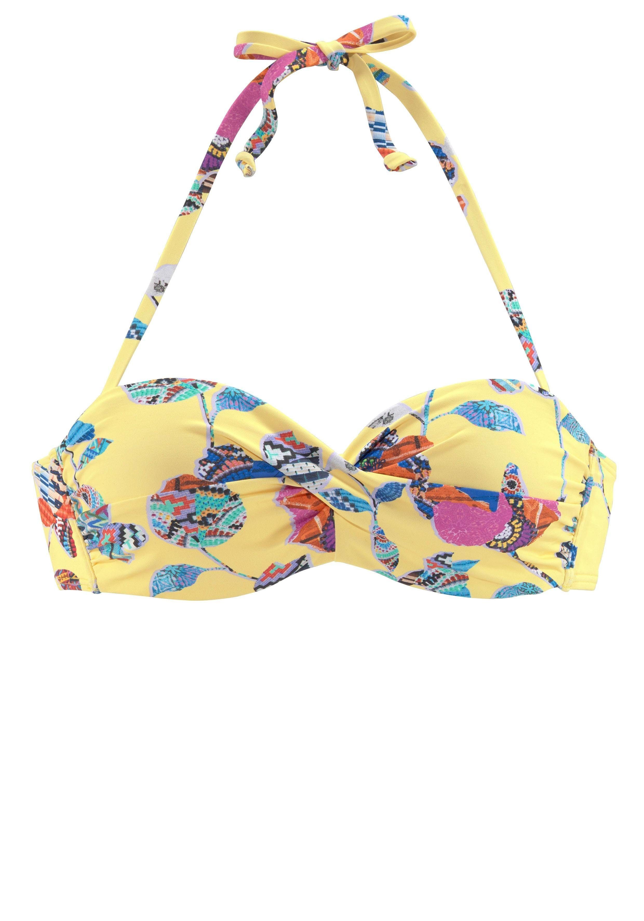 SUNSEEKER Bügel-Bandeau-Bikini-Top Jam mit Wickeloptik mehr