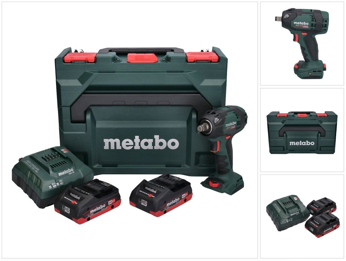 metabo Akku-Schlagschrauber SSW 18 LTX 300 BL Akku Schlagschrauber 18 V 300 Nm 1/2" Brushless (6