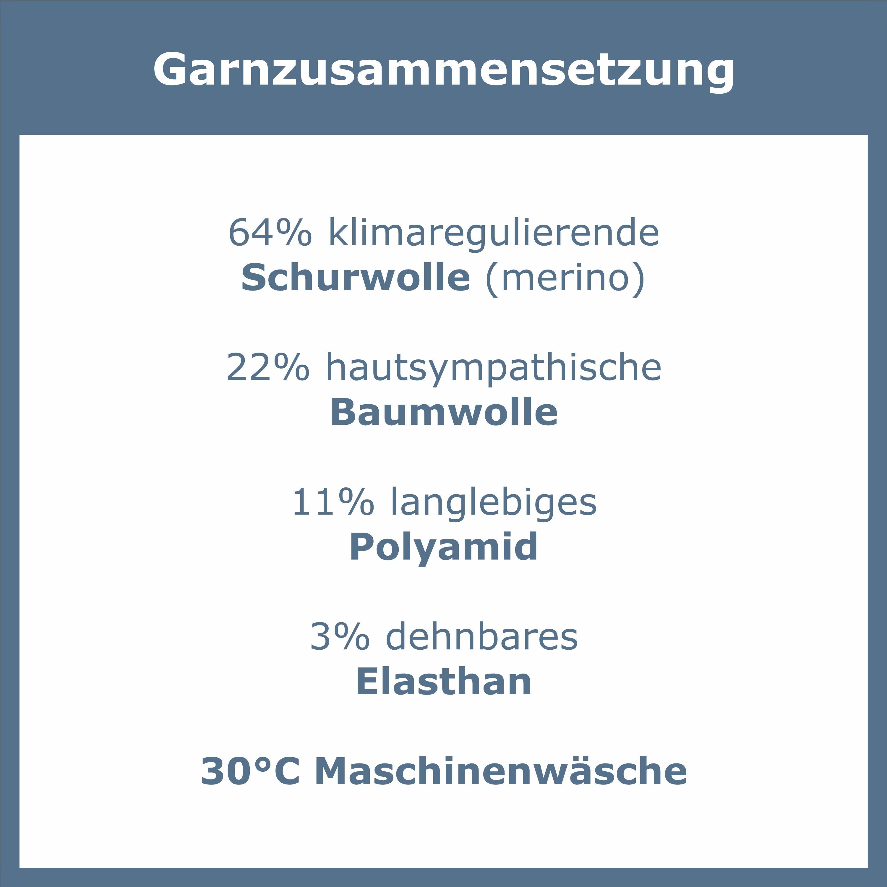 kühlen im Herren - Socken Socken Winter Schurwolle aus (5 Sommer Wolle GAWILO und aus Klimaregulierende wärmen Businesssocken Merino grau Merino 64% Paar) für im