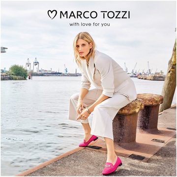 MARCO TOZZI Loafer Slipper, Business Schuh, Festtagsschuh mit elegantem Zierriegel