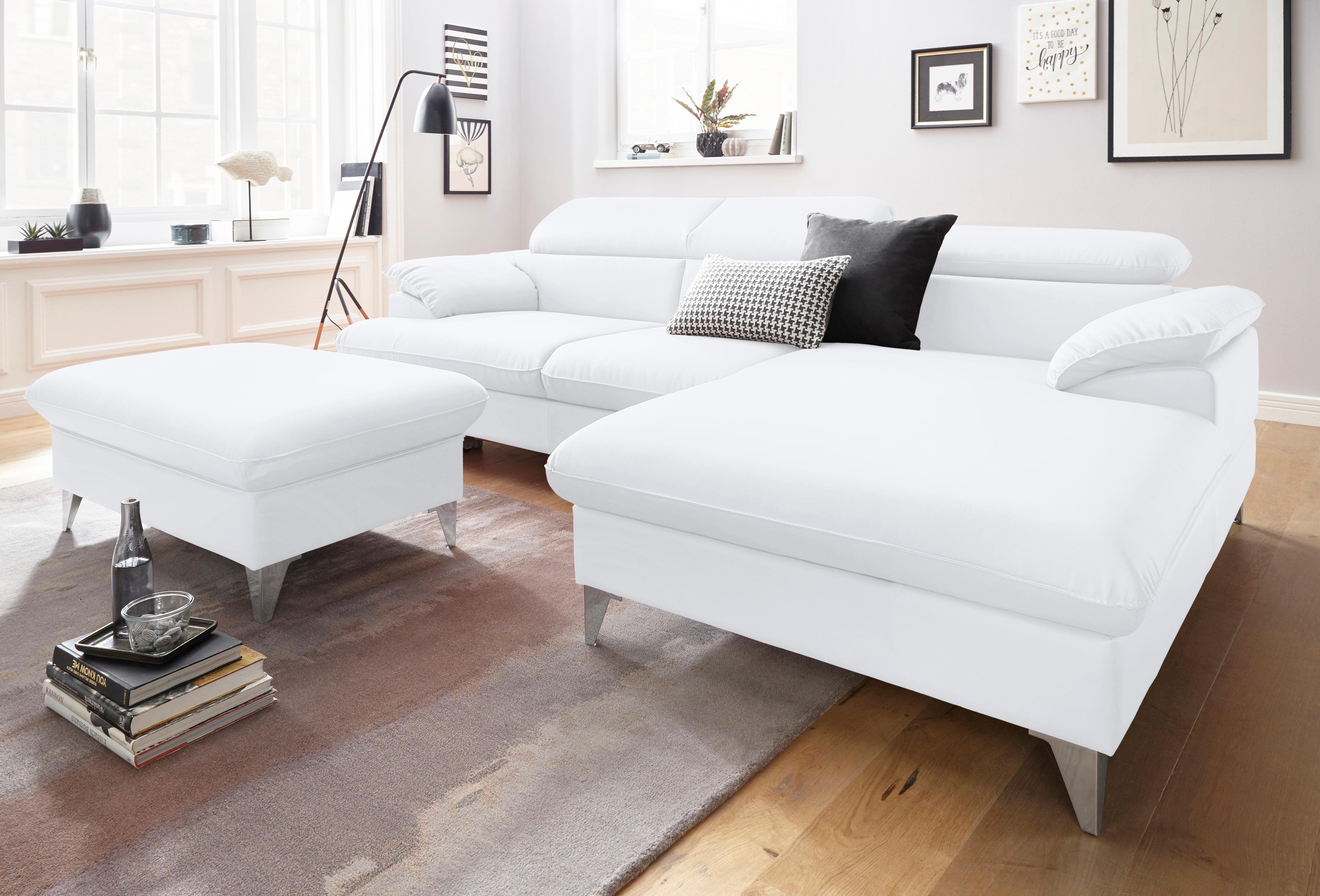 COTTA Ecksofa Caluso L-Form, mit Kopfteilverstellung, günstig online kaufen