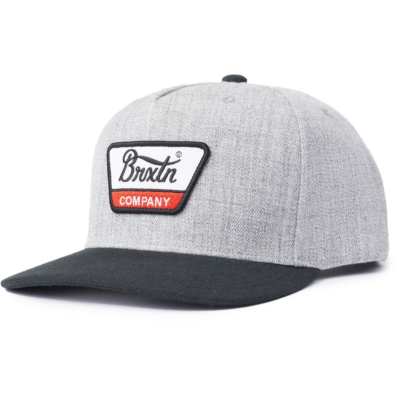 Brixton Baseball Cap LINWOOD C MP SNAPBACK heather grey/black