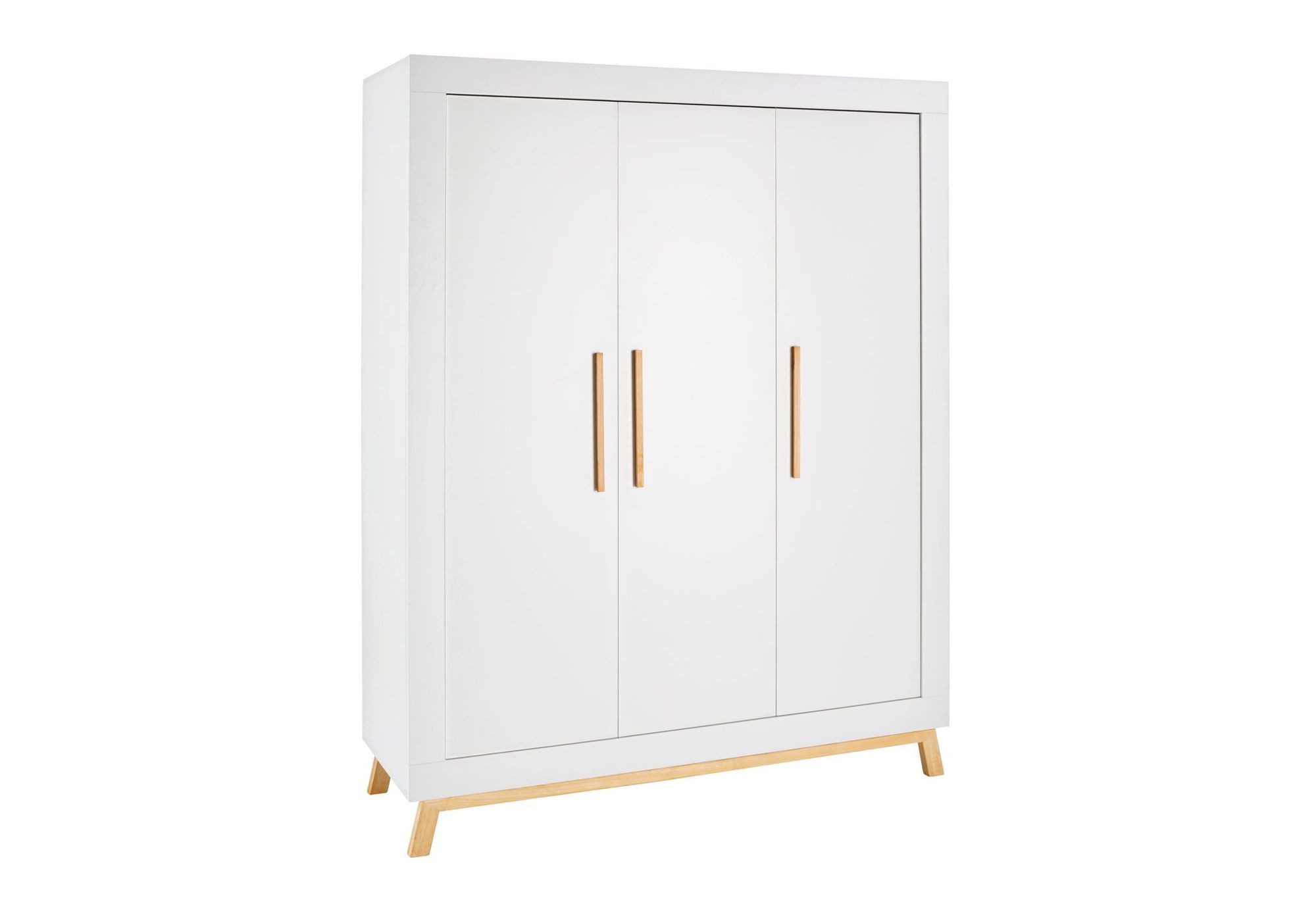 Schardt Kinderkleiderschrank Schrank 3 Türen Miami White