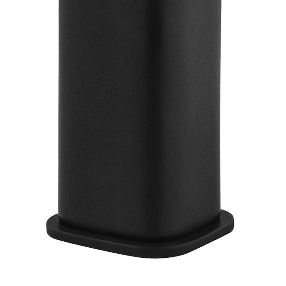 Lomadox Waschtischarmatur schwarz Klick-Klack-Ventil inkl. HIACYNT-30 cm schwarz 4,8/20,1/16,3