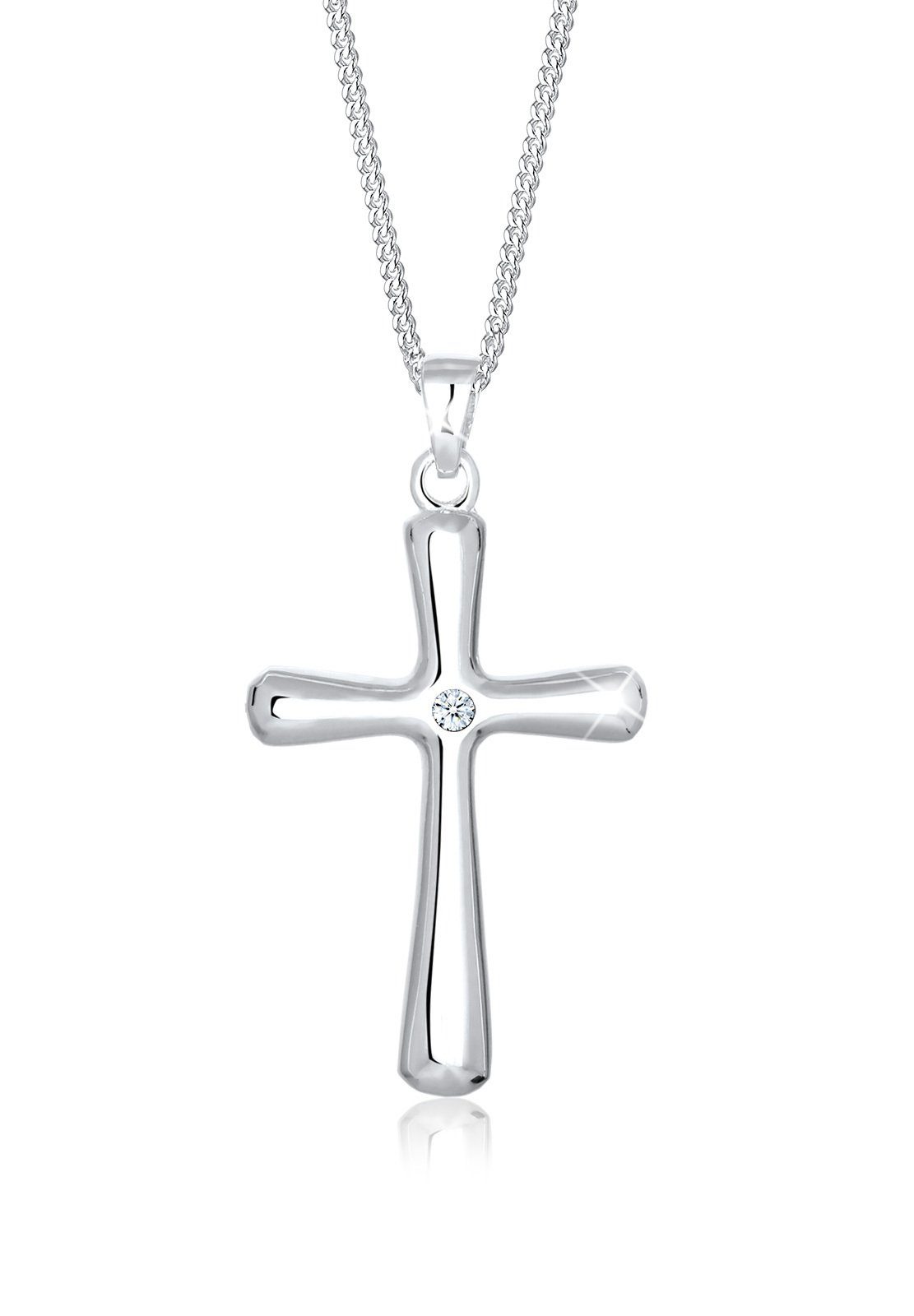 Elli DIAMONDS Kette mit Anhänger Kreuz günstig online kaufen
