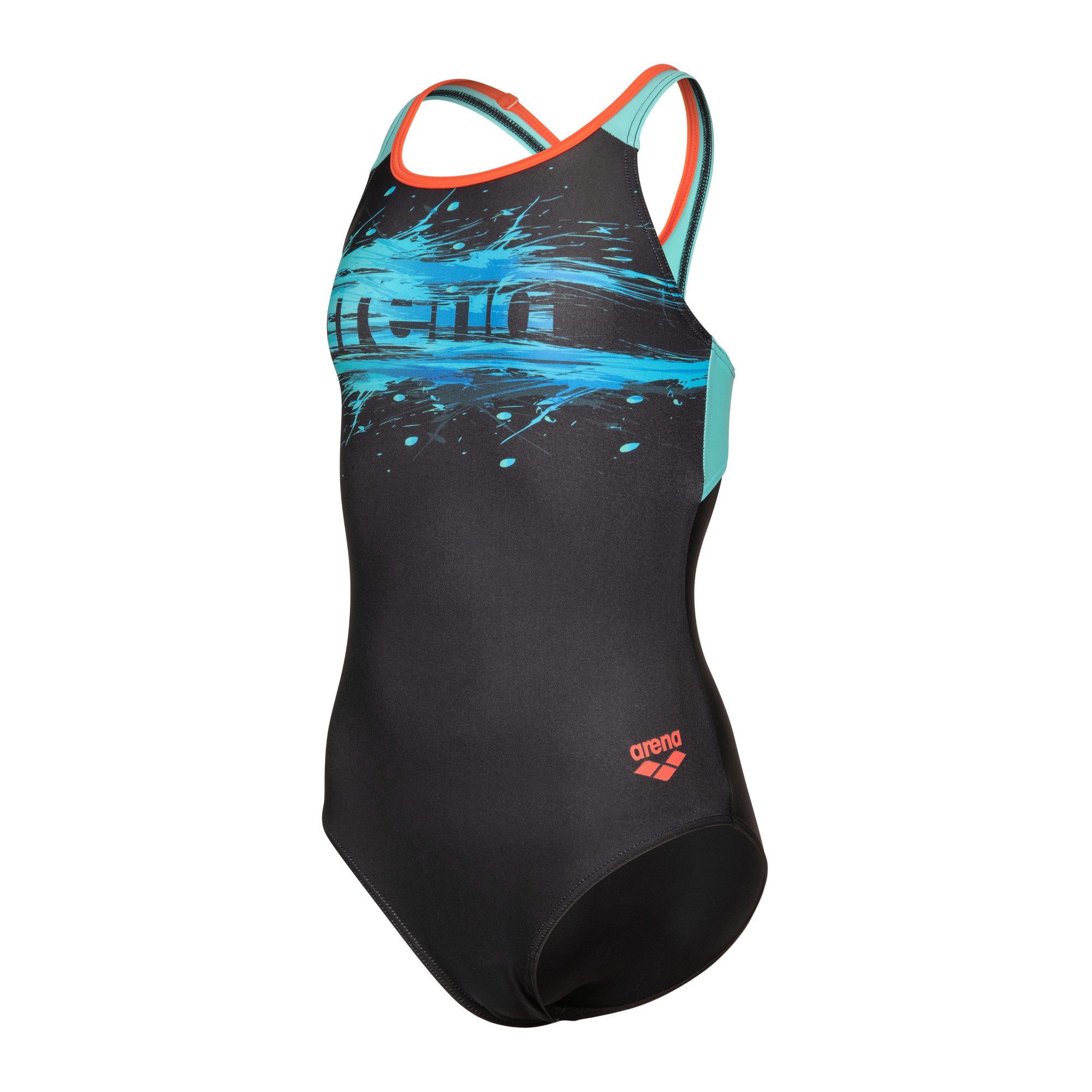 Arena Badeanzug Arena Mädchen Badeanzug Paint Swimsuit Swim Pro Back 011751