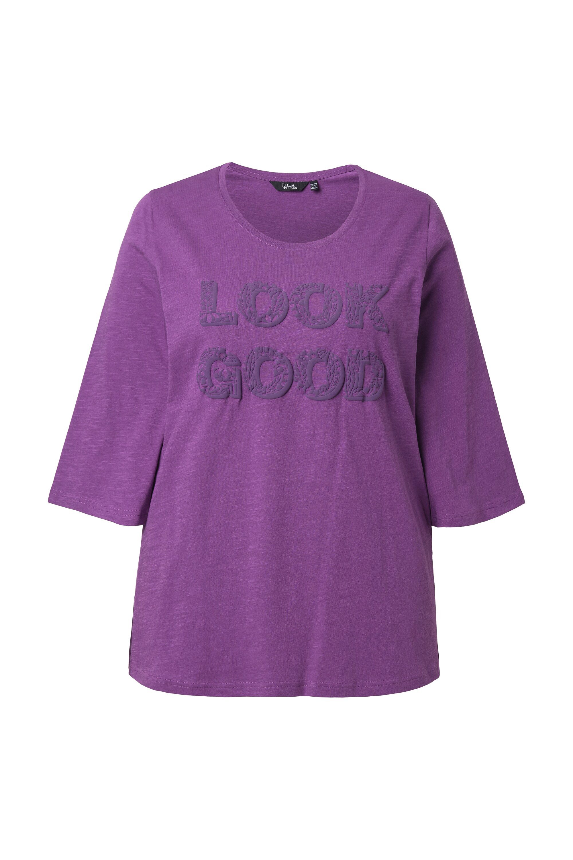 T-Shirt Shirt Look Good A-Linie Rundhals 3/4-Glockenärmel