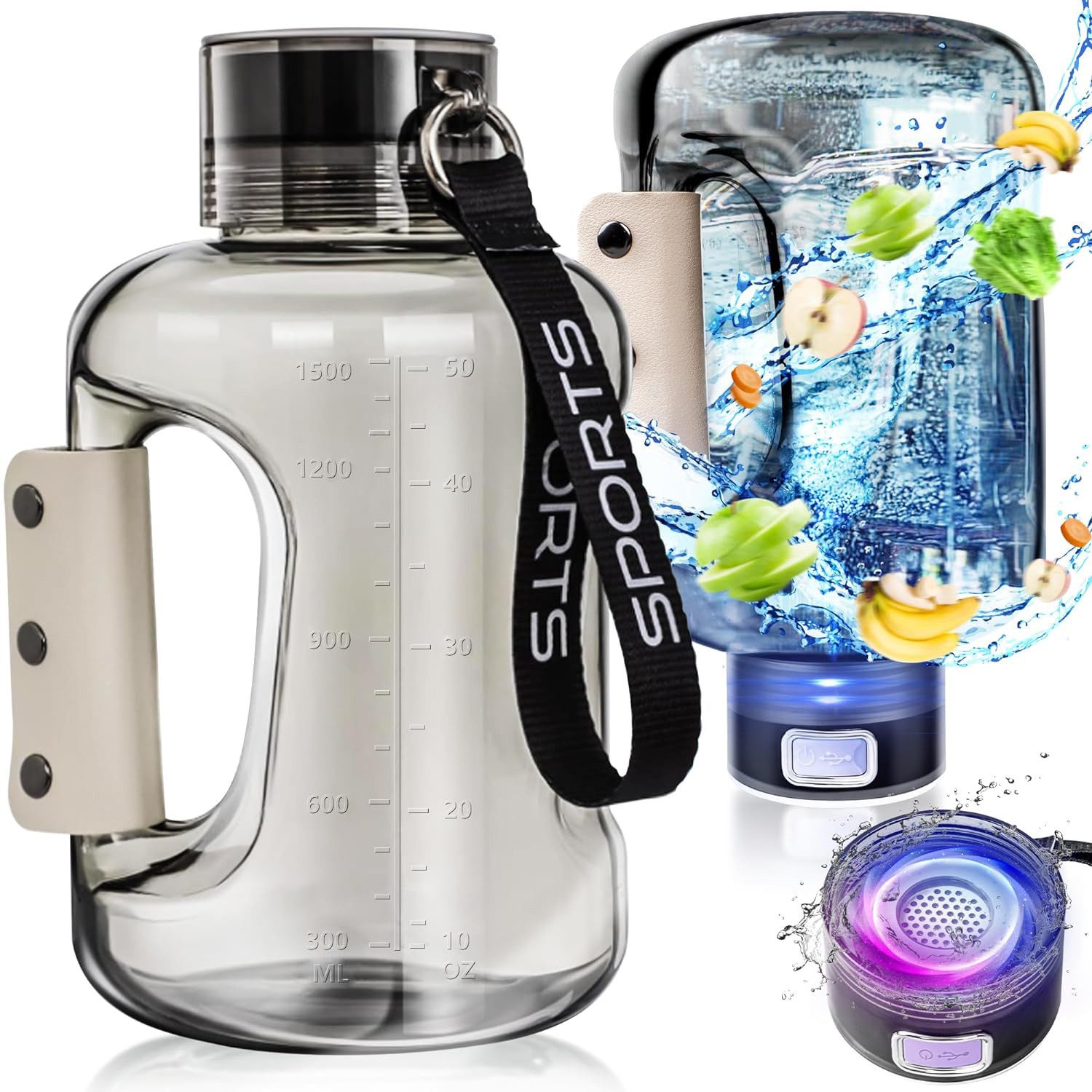 Trinkflasche Trinkflasche tragbare Sport-Wasserflasche Wasserstoff-Wasserflasche