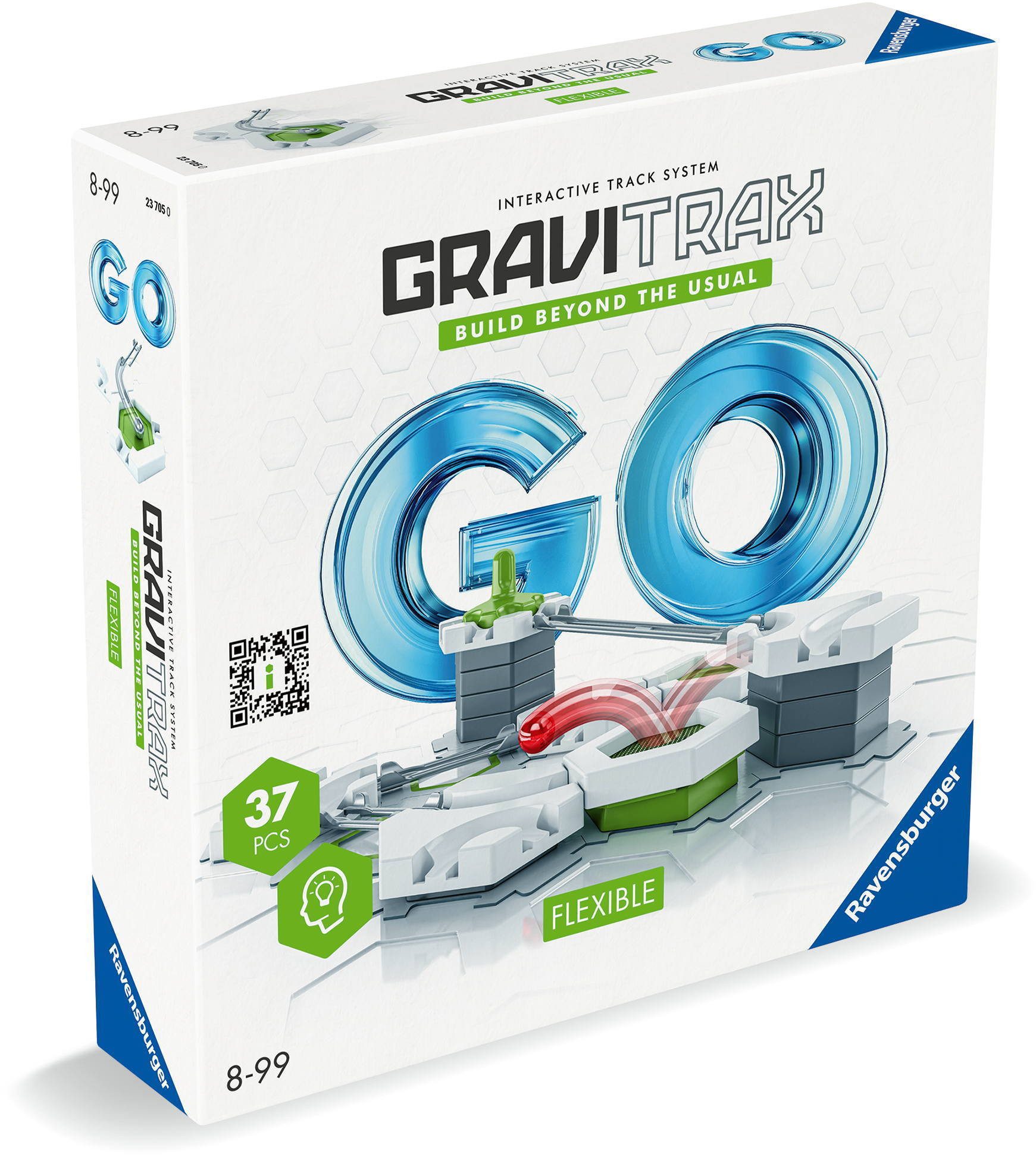 Ravensburger Kugelbahn-Bausatz Kugelbahn GraviTrax GO Flexible 23705