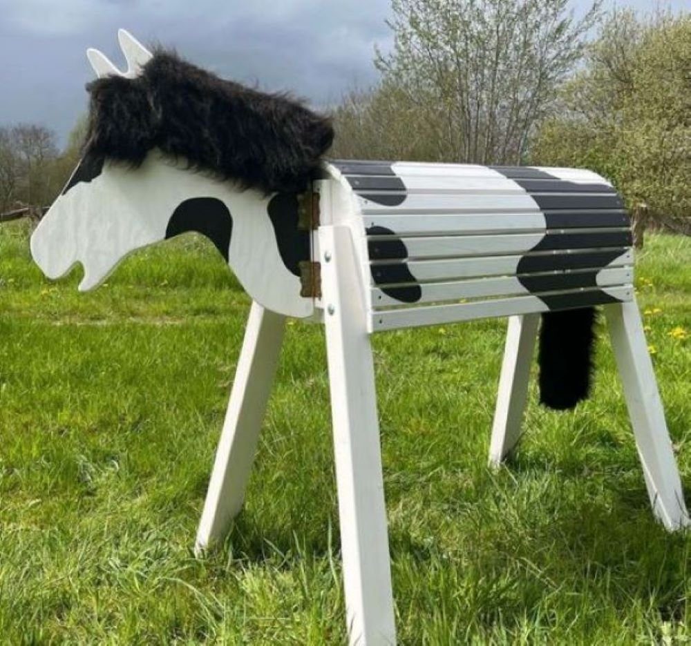 Holzpferd Tobiano ws