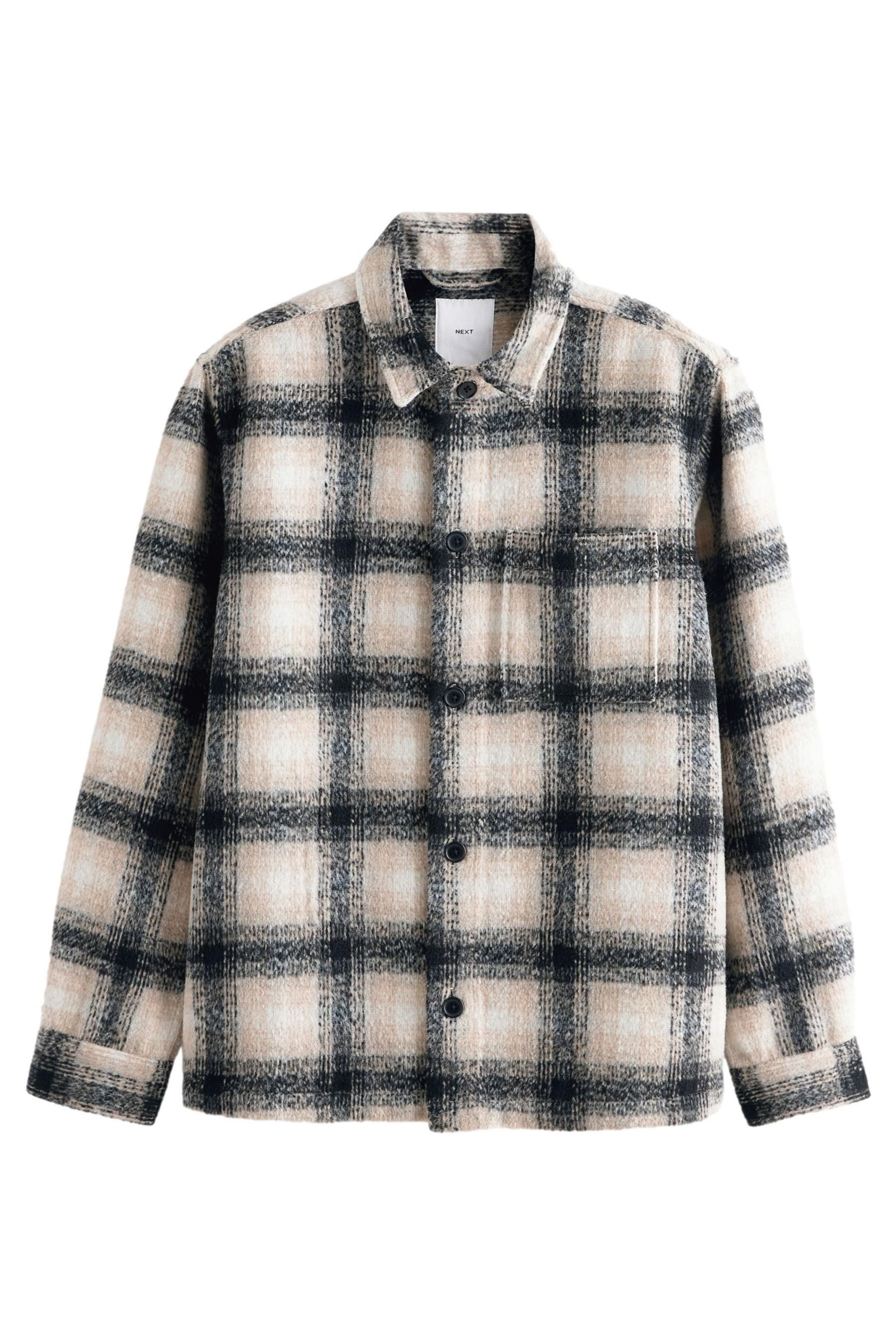 Next Hemdjacke Karierte Hemdjacke aus Wollmischung günstig online kaufen