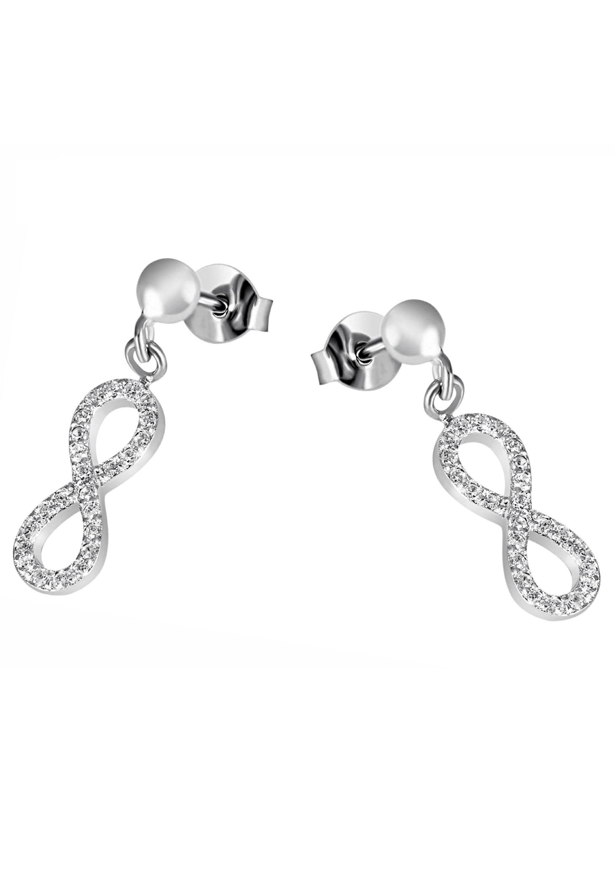Paar Ohrstecker Schmuck Geschenk Silber 925 Ohrschmuck Glitzer