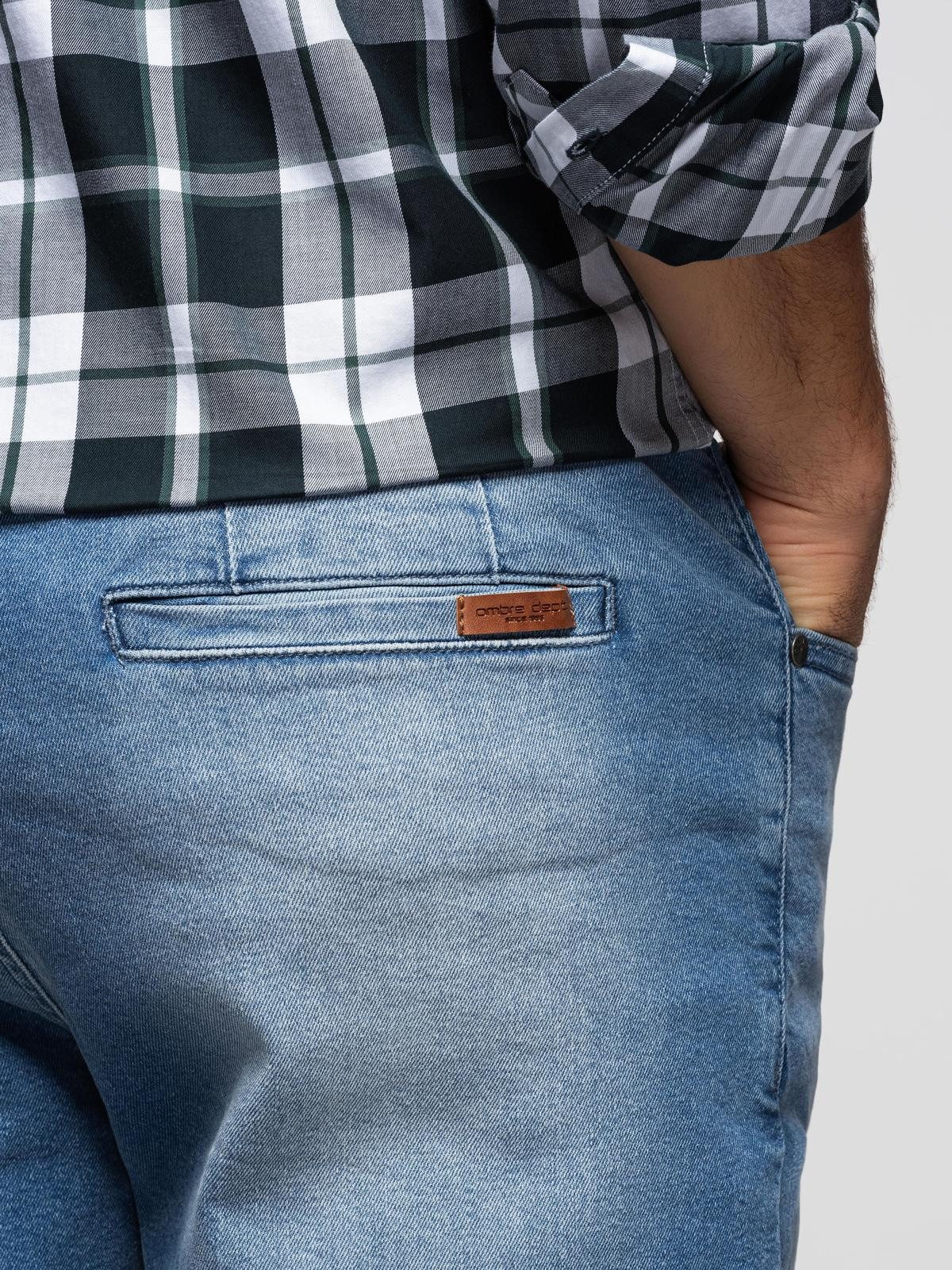 OMBRE Gerade Jeans Jeans CARROT mit Used-Effekt