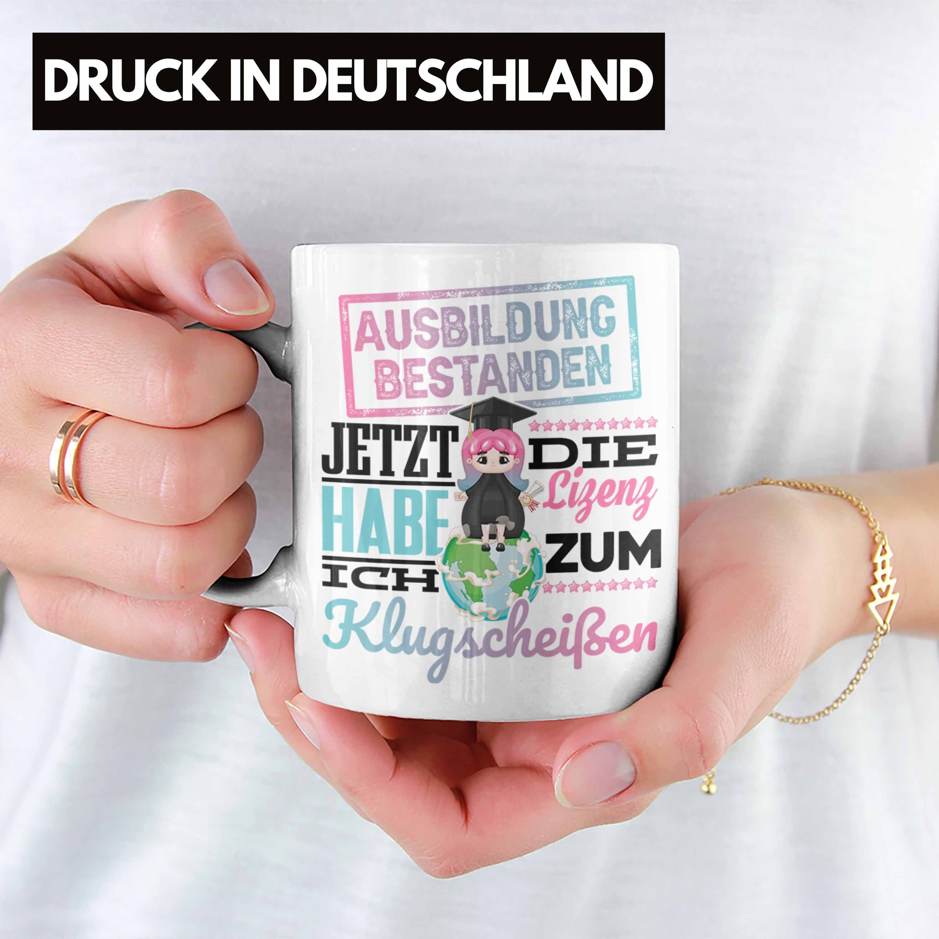 Stempel Bestandene Tasse Geschenkidee Geschenk Bestanden Trendation Pr Weiss Ausbildung Tasse