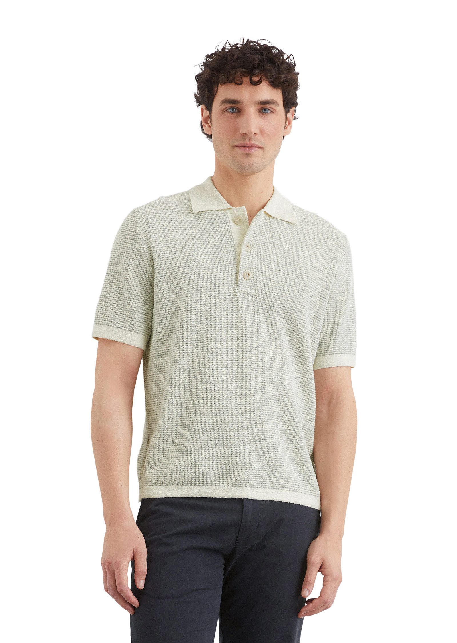 Kurzarmpullover aus Bio-Baumwoll-Mix